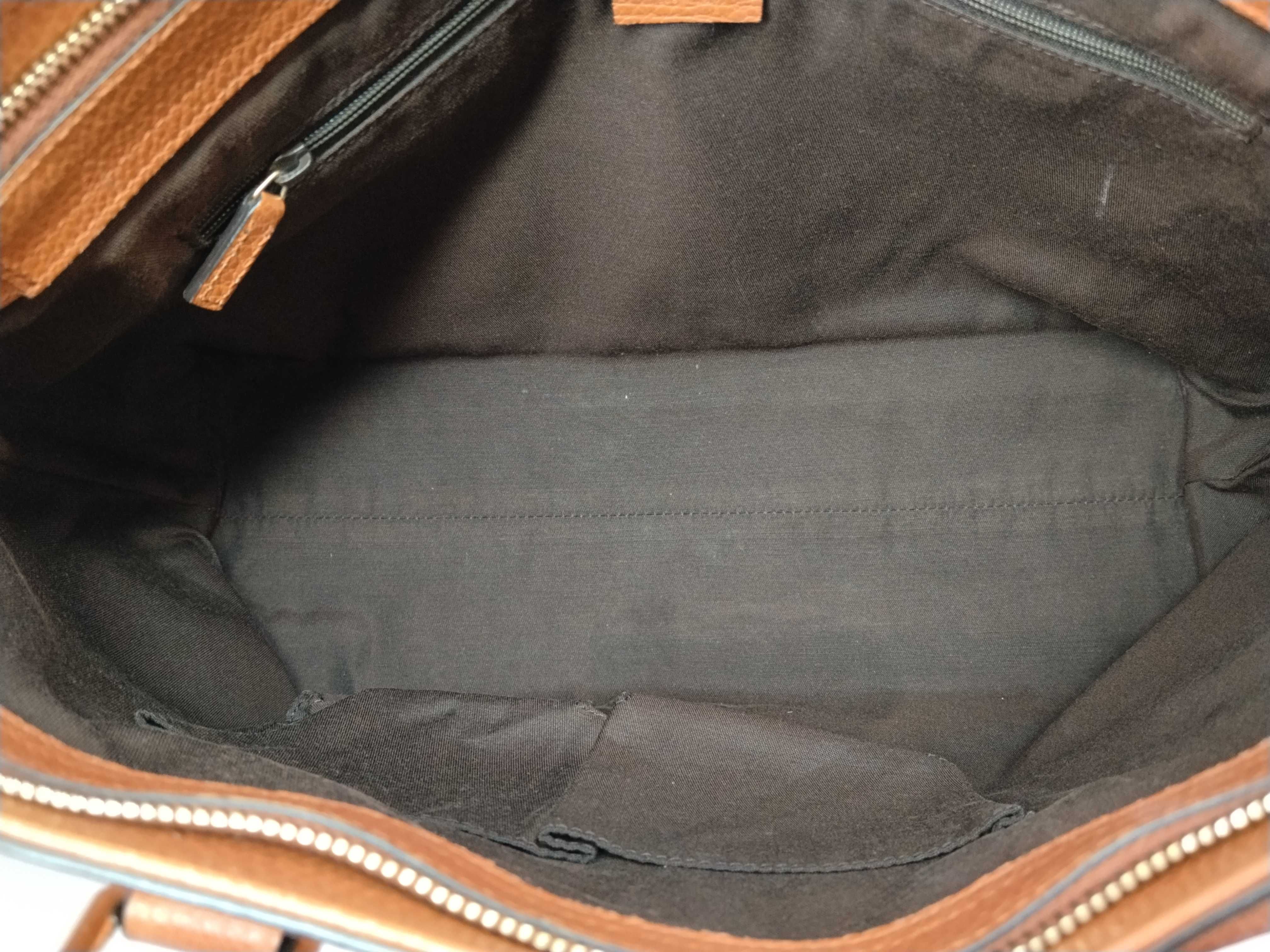 Dollar Calfskin Bamboo Tassel 2-Way Tote Bag (Handbag) — view 12