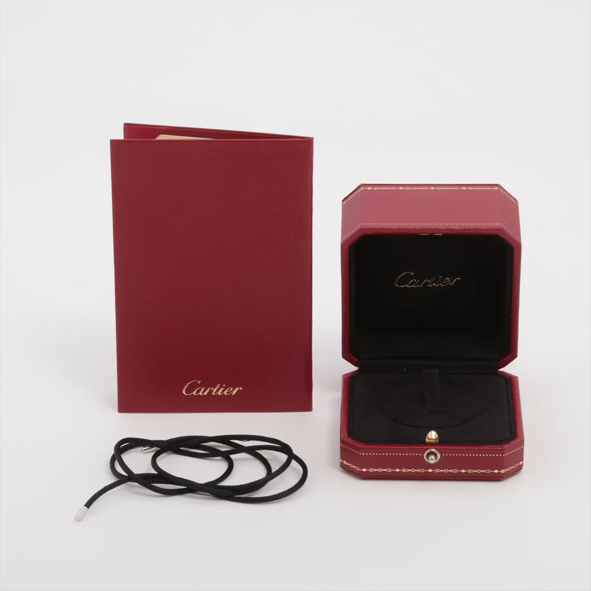 Secret Love Ring, 750 (PG x WG), 11.3g, Size 56, EE1316, dents, B4065056, with cord necklace (no brand engraving). — view 5
