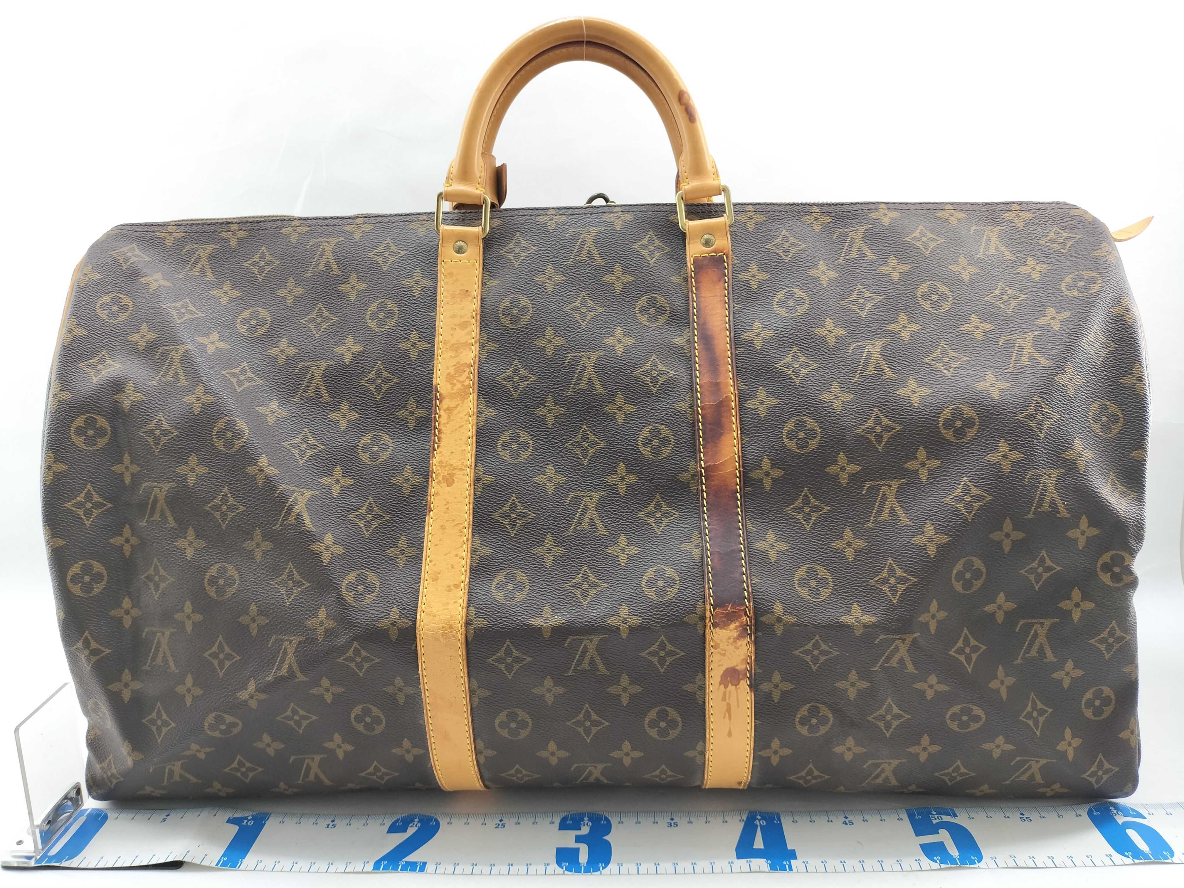 Monogram LV Boston Bag Keepall 60 M41422 Monogram Brown SP0917 Boston Bag — view 2
