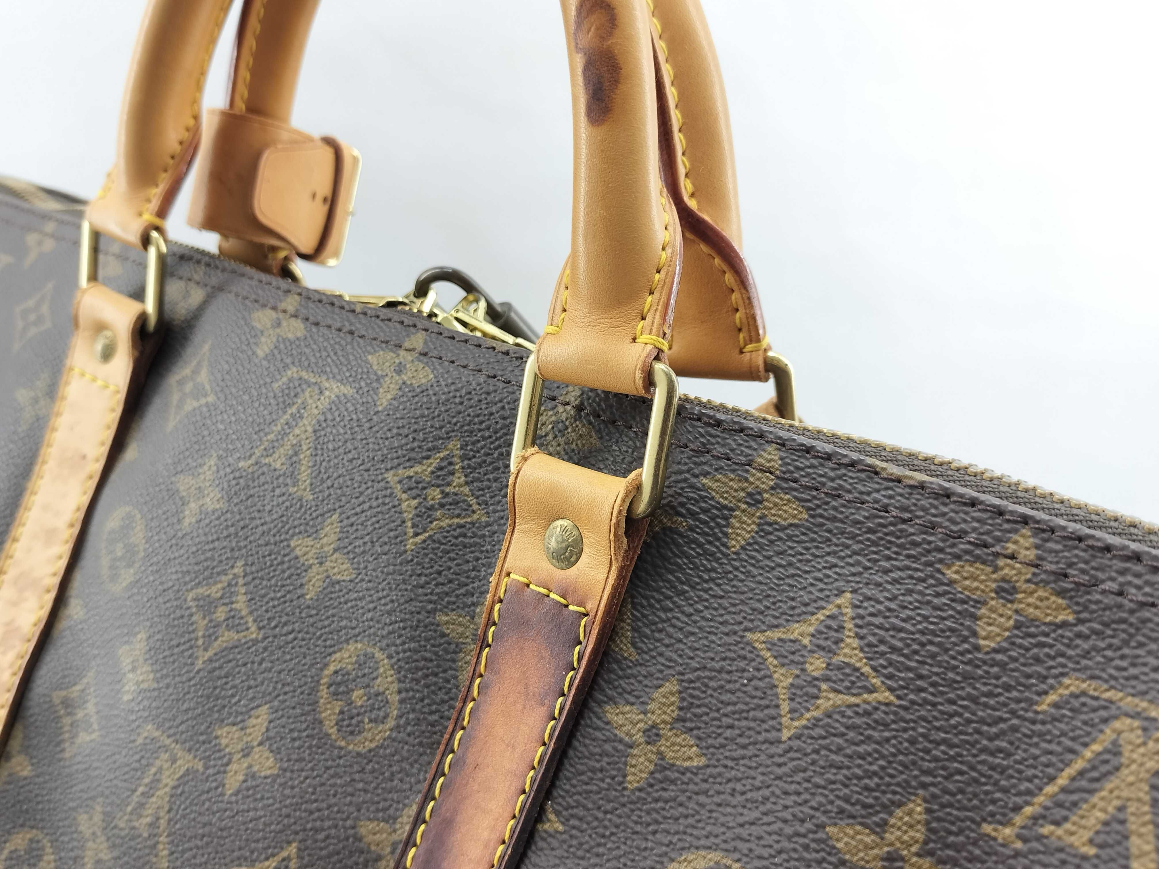 Monogram LV Boston Bag Keepall 60 M41422 Monogram Brown SP0917 Boston Bag — view 3