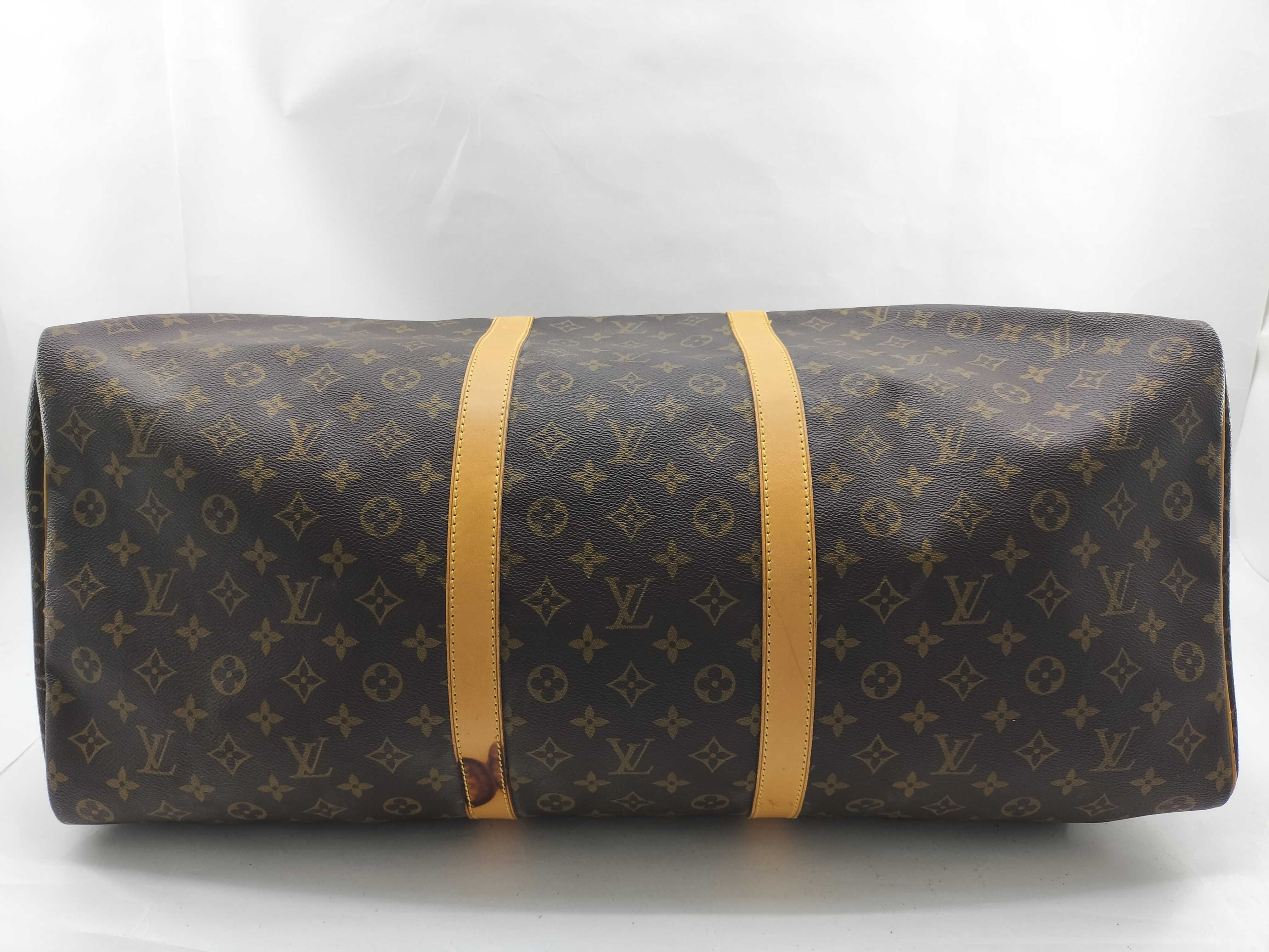 Monogram LV Boston Bag Keepall 60 M41422 Monogram Brown SP0917 Boston Bag — view 7