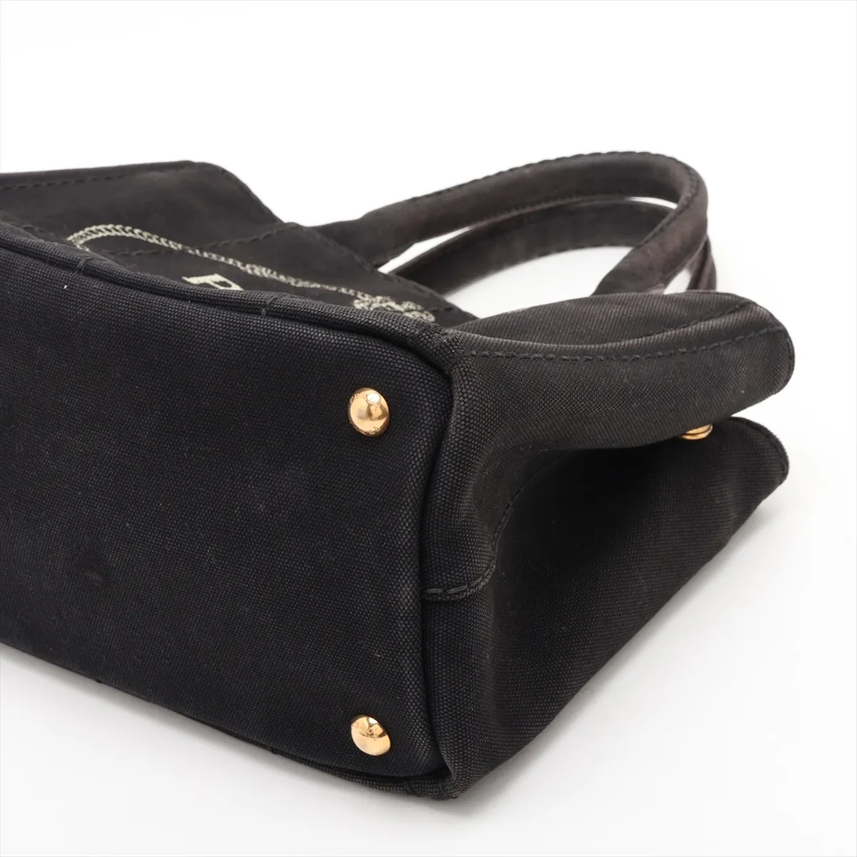 Canapa Canvas 2-Way Handbag, Black — view 3