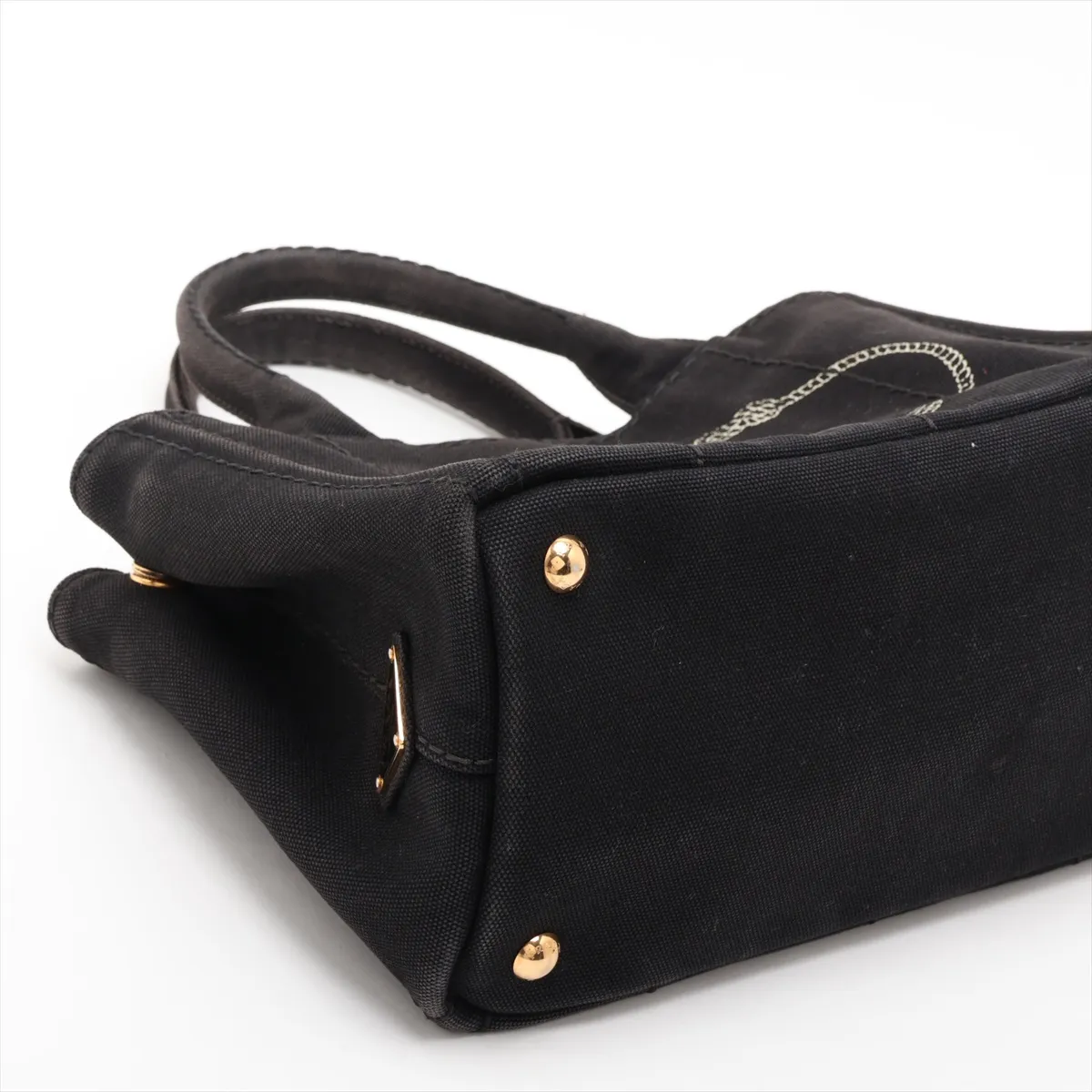 Canapa Canvas 2-Way Handbag, Black — view 4