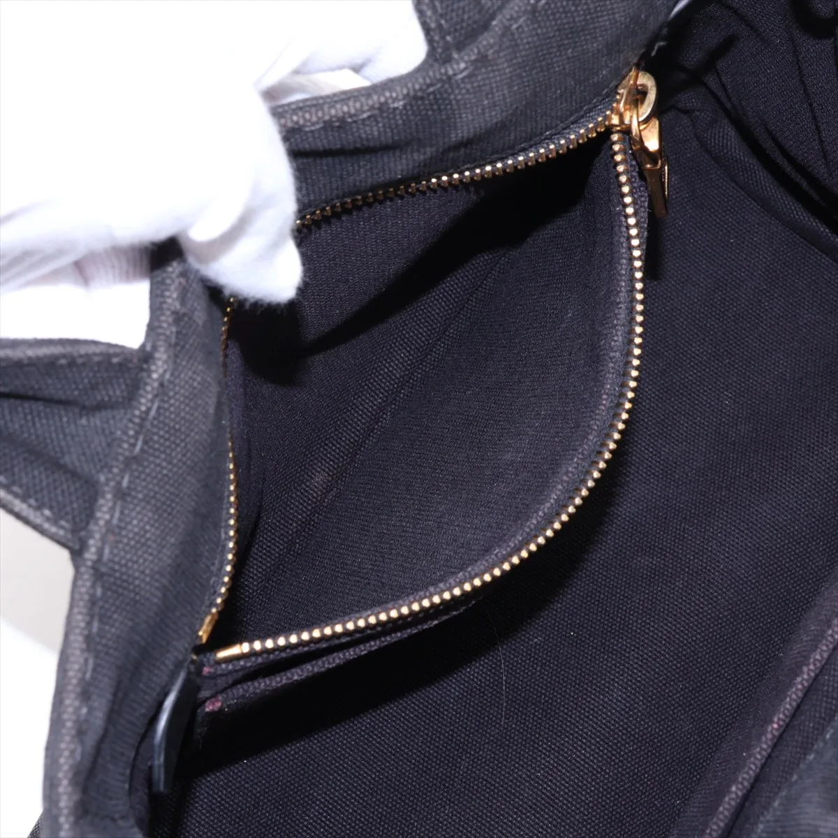 Canapa Canvas 2-Way Handbag, Black — view 9