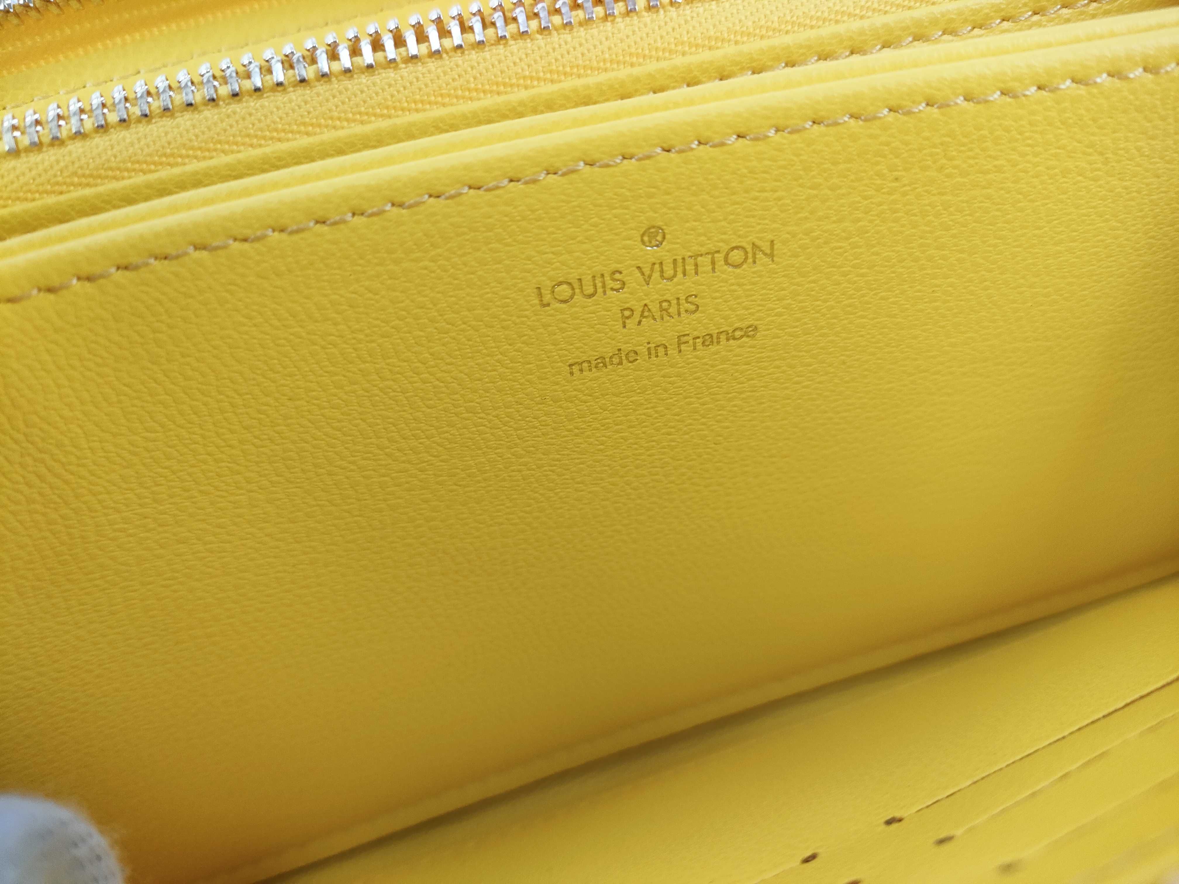 Monogram Empreinte Unused Zippy Wallet Ginkgo Yellow Round Zipper Long Wallet — view 11