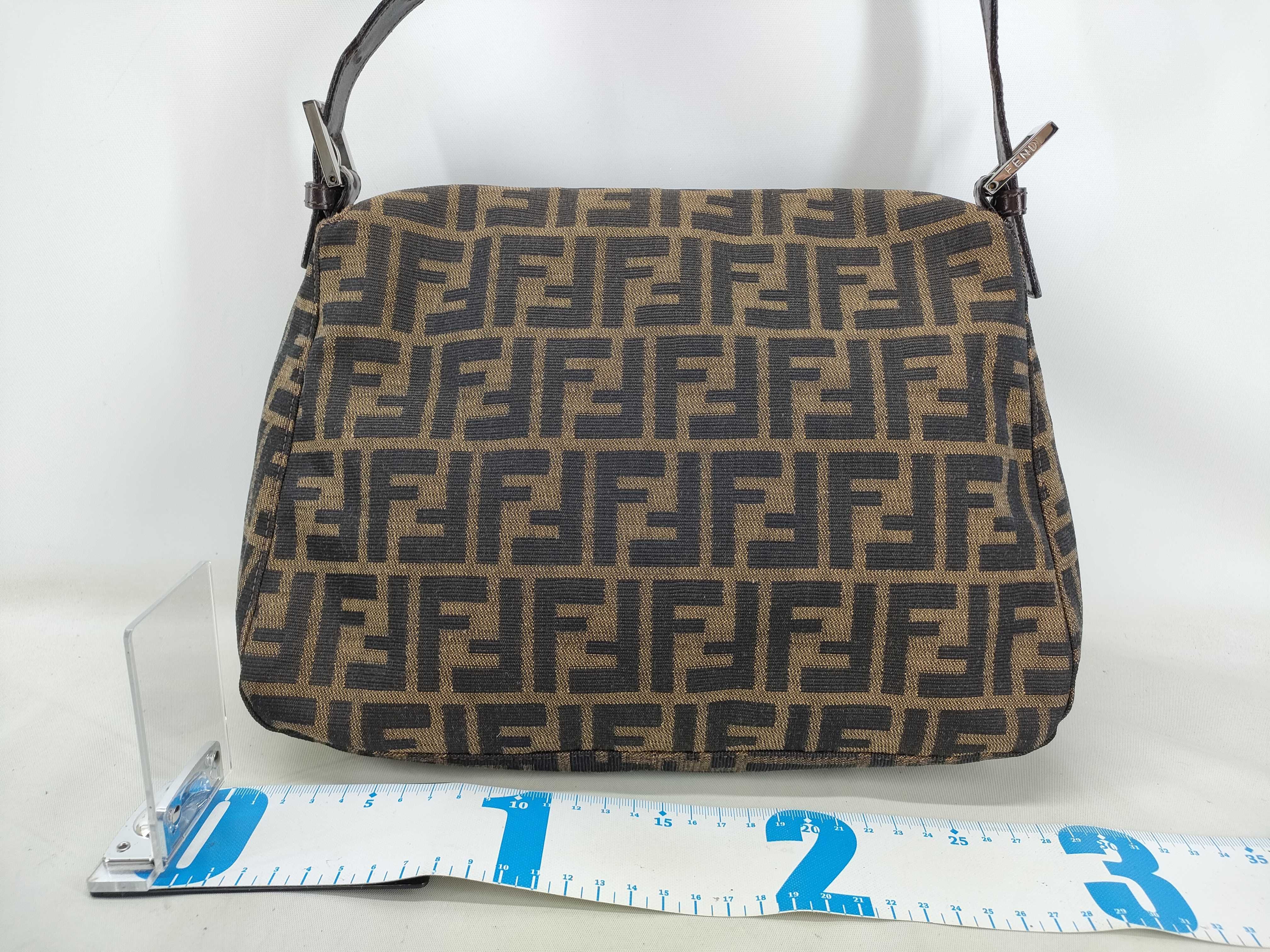 Zucca pattern Fendi bag, brown (with dust bag), shoulder bag — view 2
