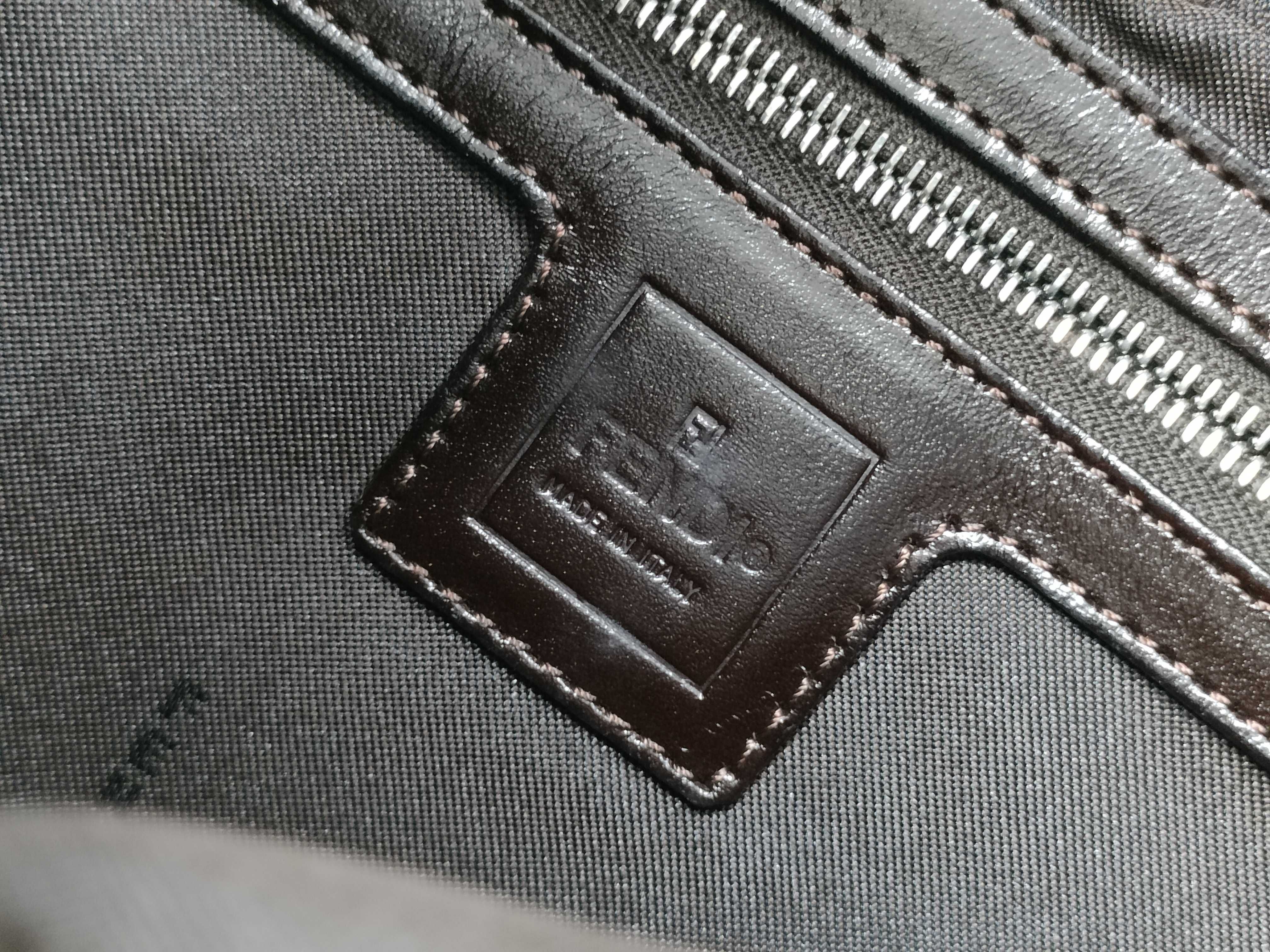Zucca pattern Fendi bag, brown (with dust bag), shoulder bag — view 12