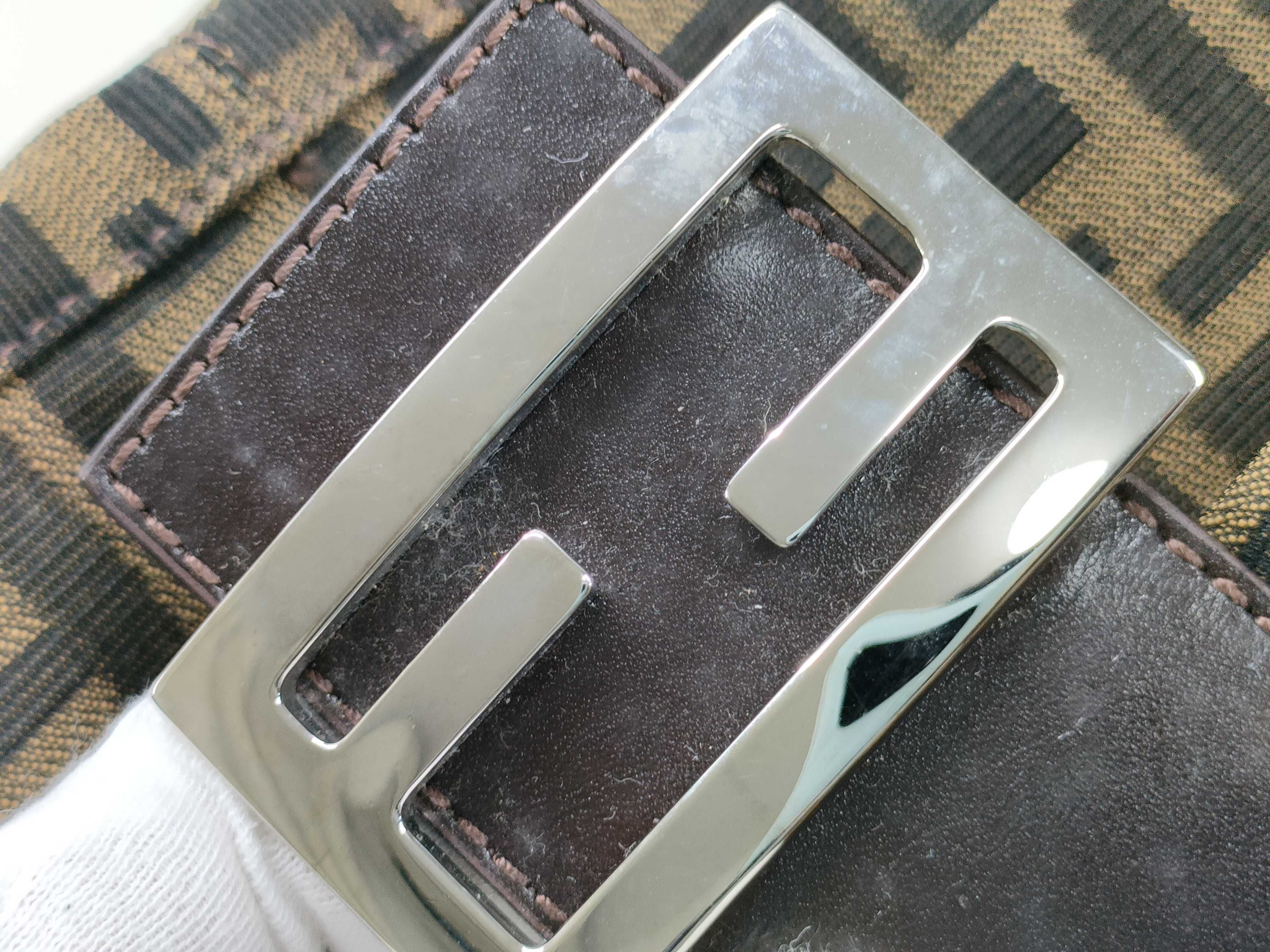 Zucca pattern Fendi bag, brown (with dust bag), shoulder bag — view 14