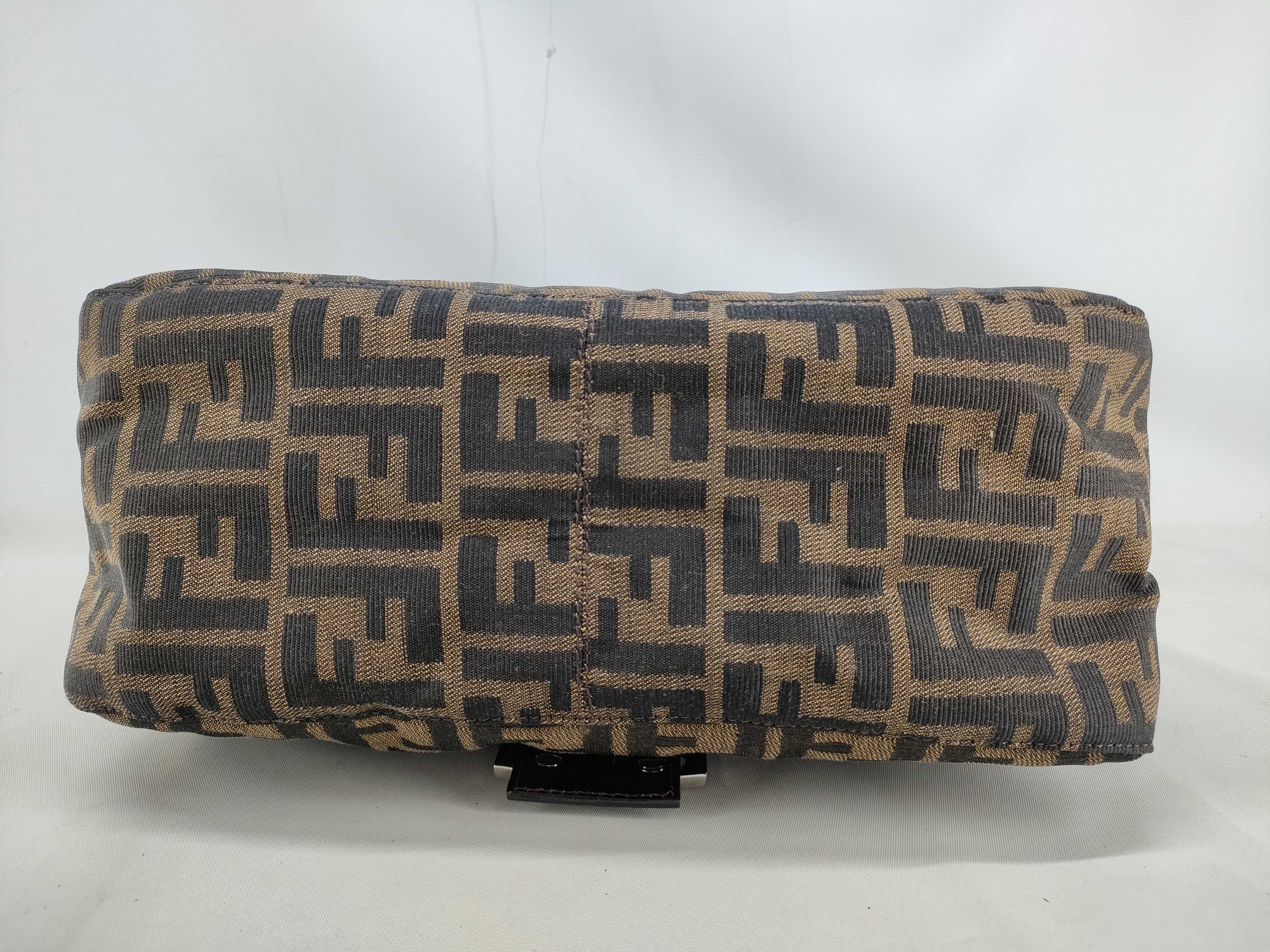 Zucca pattern Fendi bag, brown (with dust bag), shoulder bag — view 3