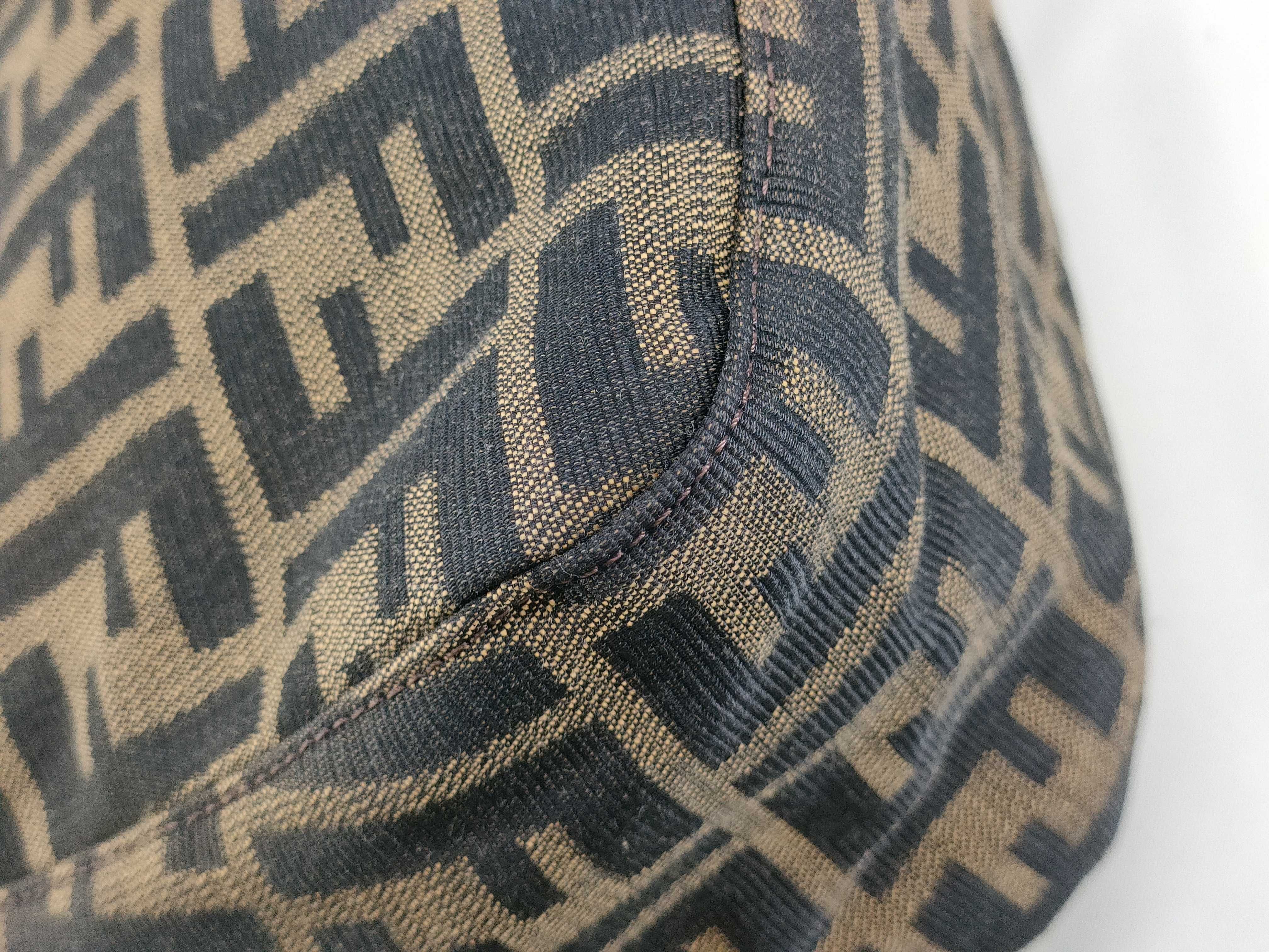 Zucca pattern Fendi bag, brown (with dust bag), shoulder bag — view 7