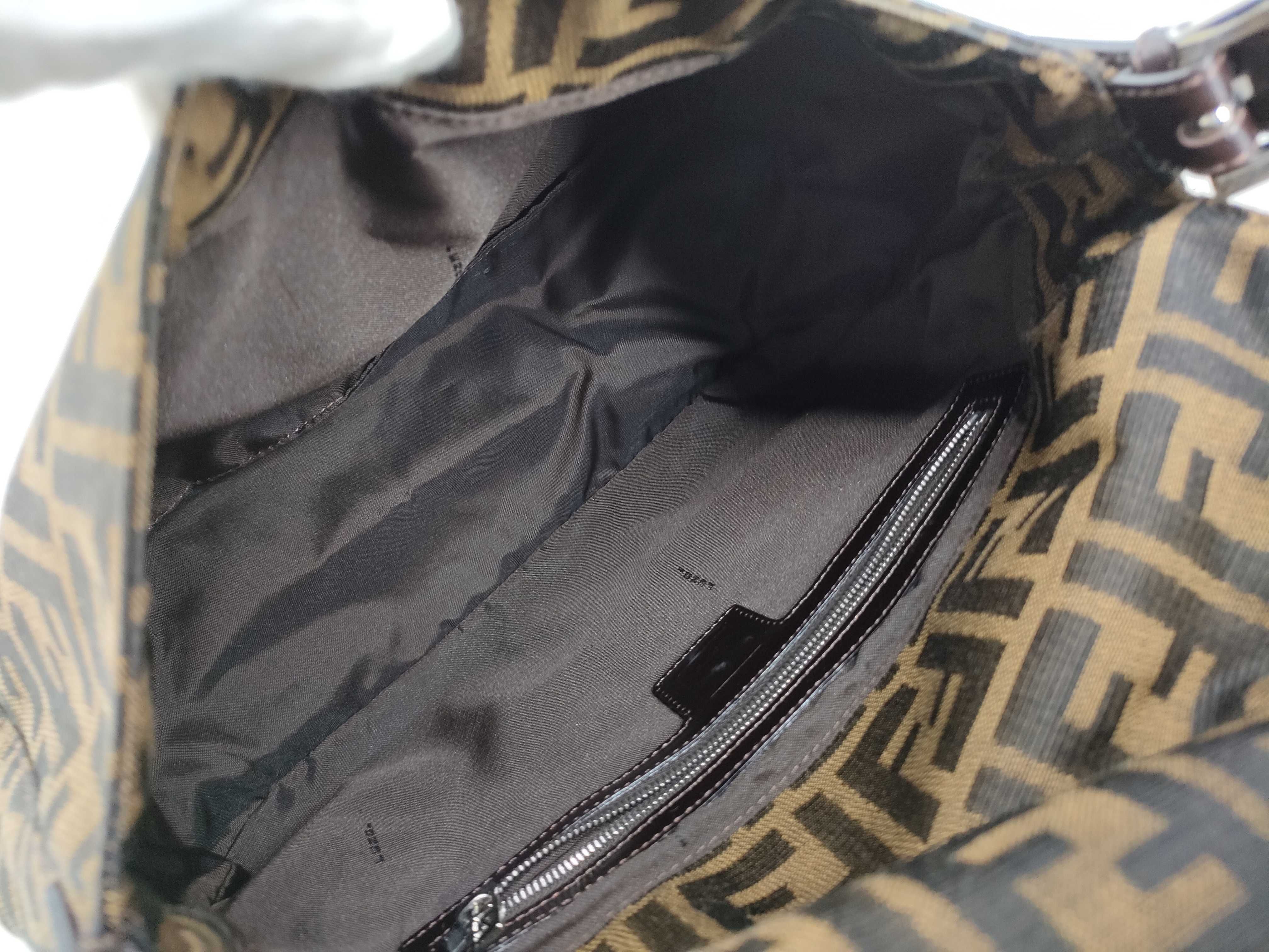 Zucca pattern Fendi bag, brown (with dust bag), shoulder bag — view 9