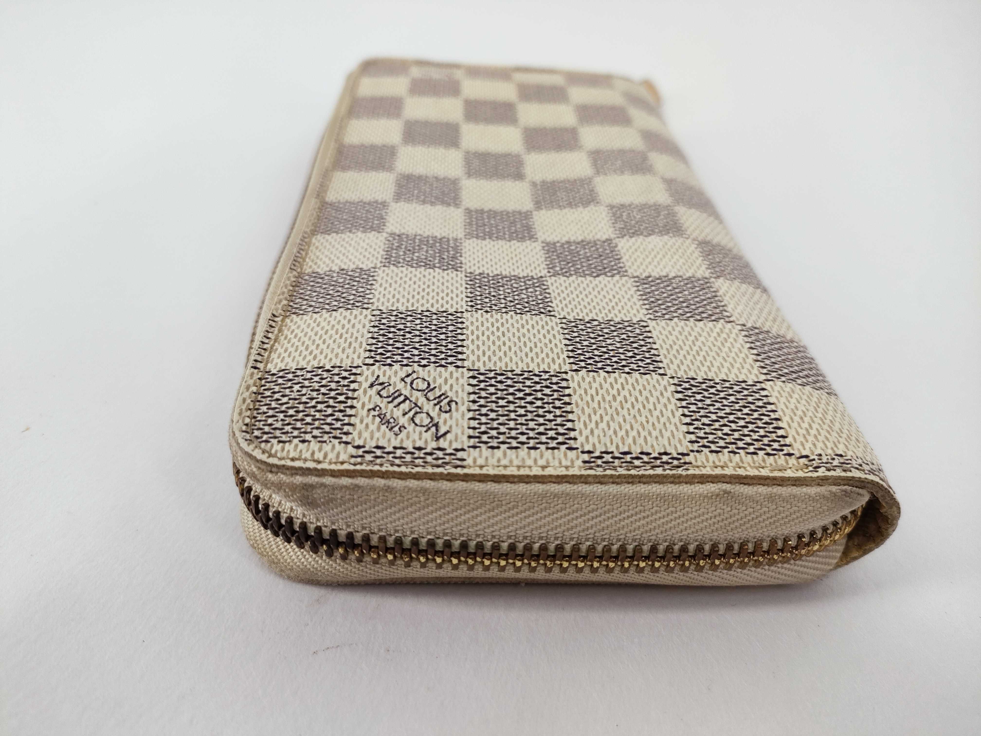 Damier Azur N60019 Round Zipper Long Wallet — view 4