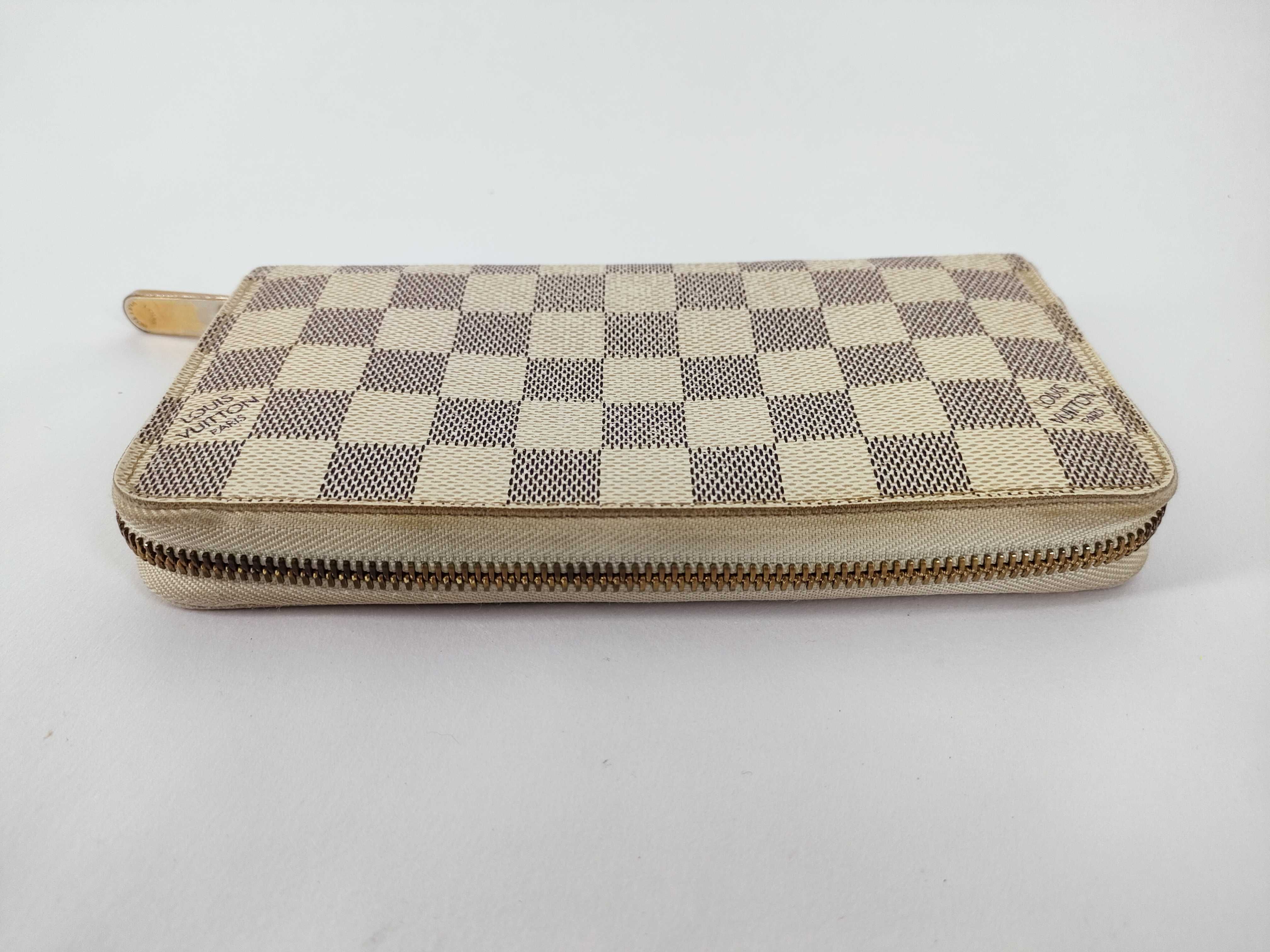 Damier Azur N60019 Round Zipper Long Wallet — view 8