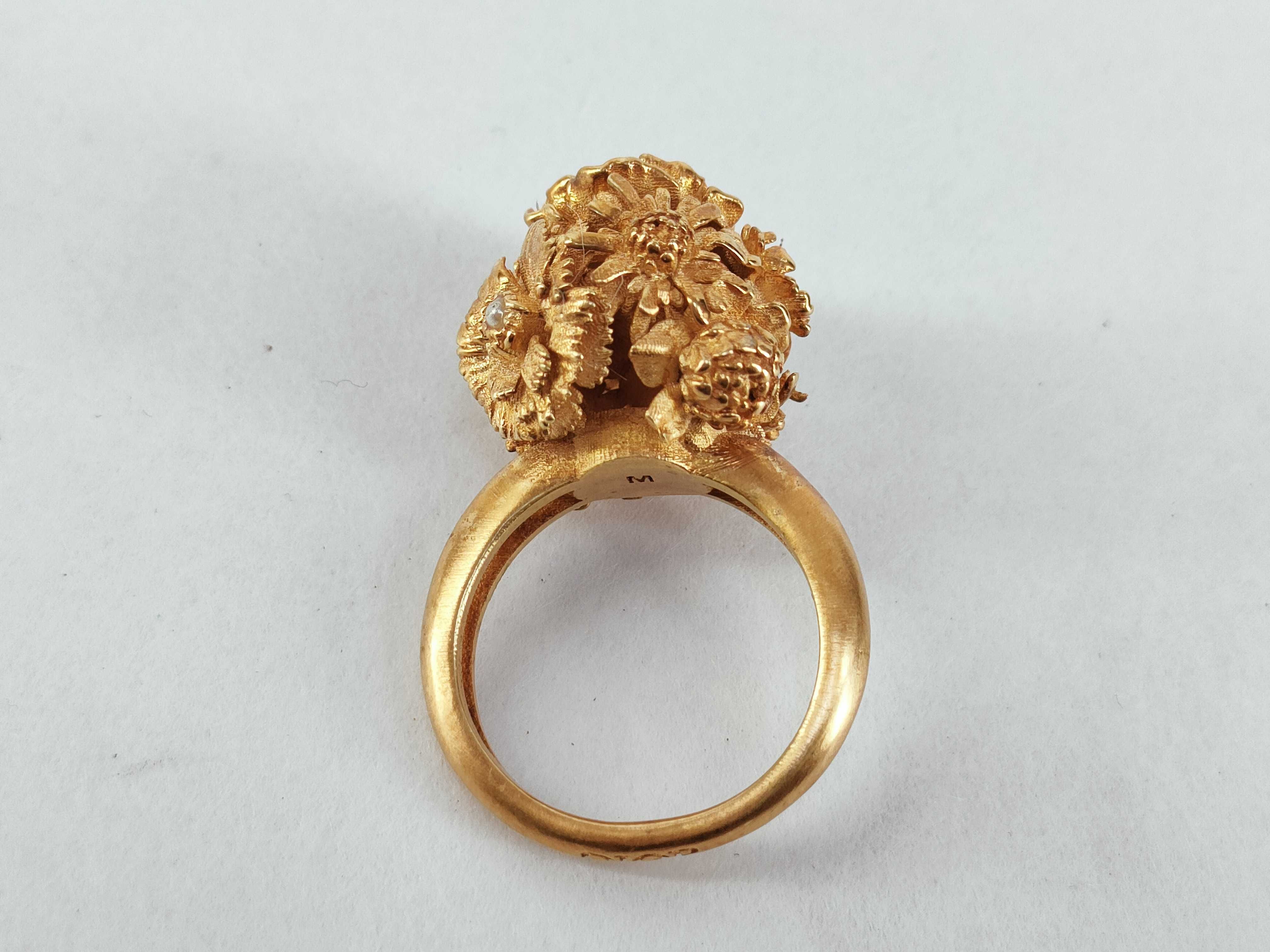 Flower Pearl Ring, Size M — view 4