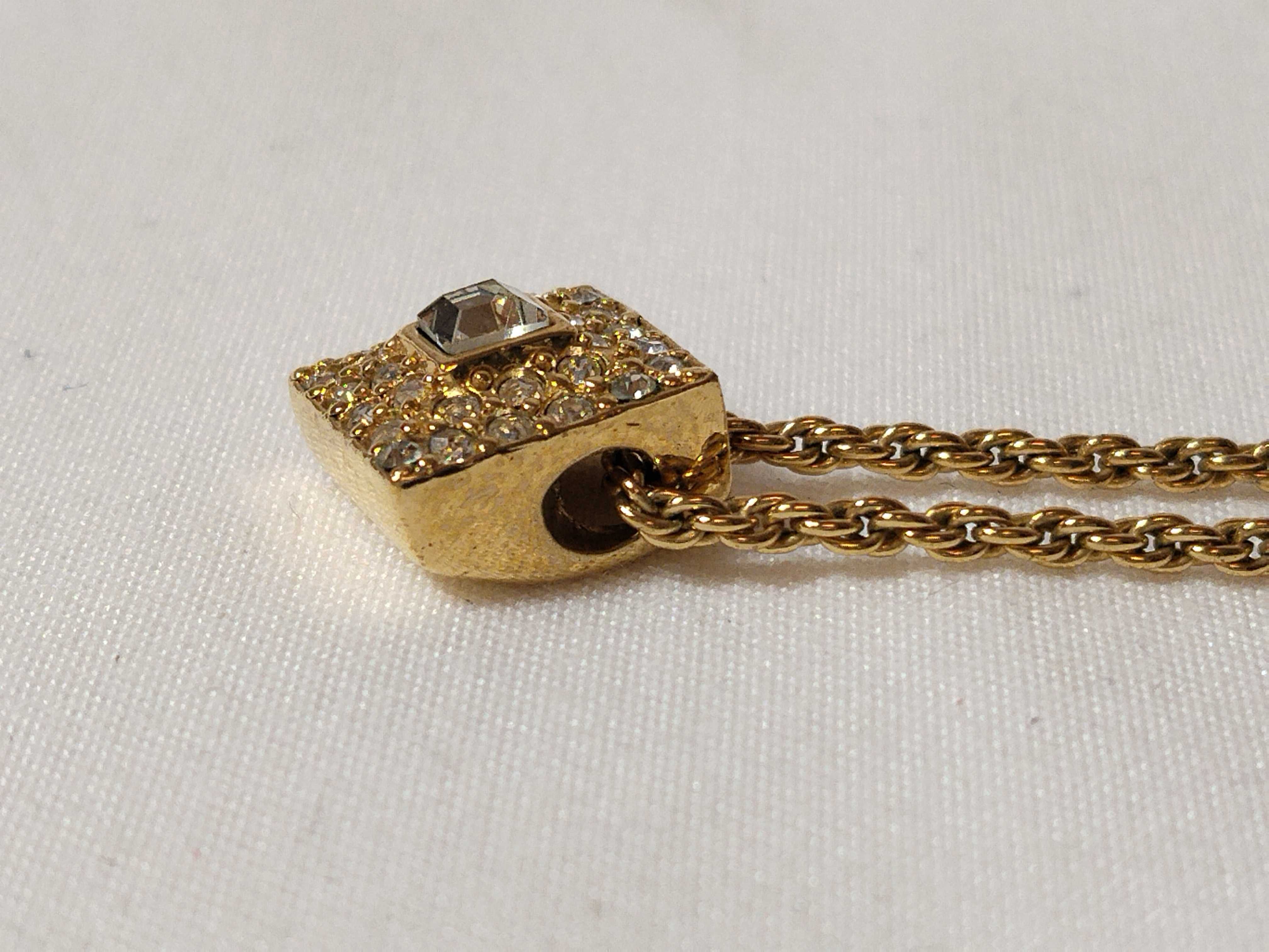 Rhinestone Necklace — view 3