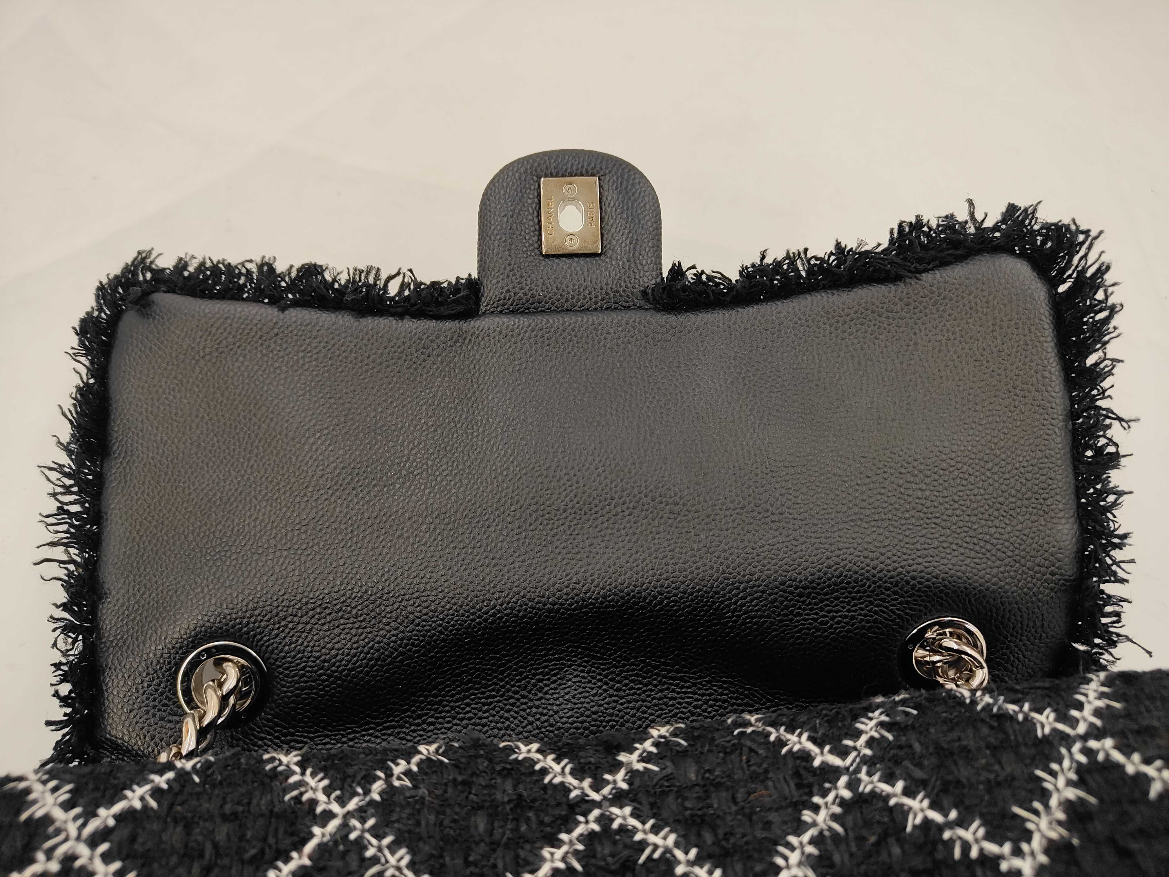 Tweed x Leather Coco Mark Handbag — view 11