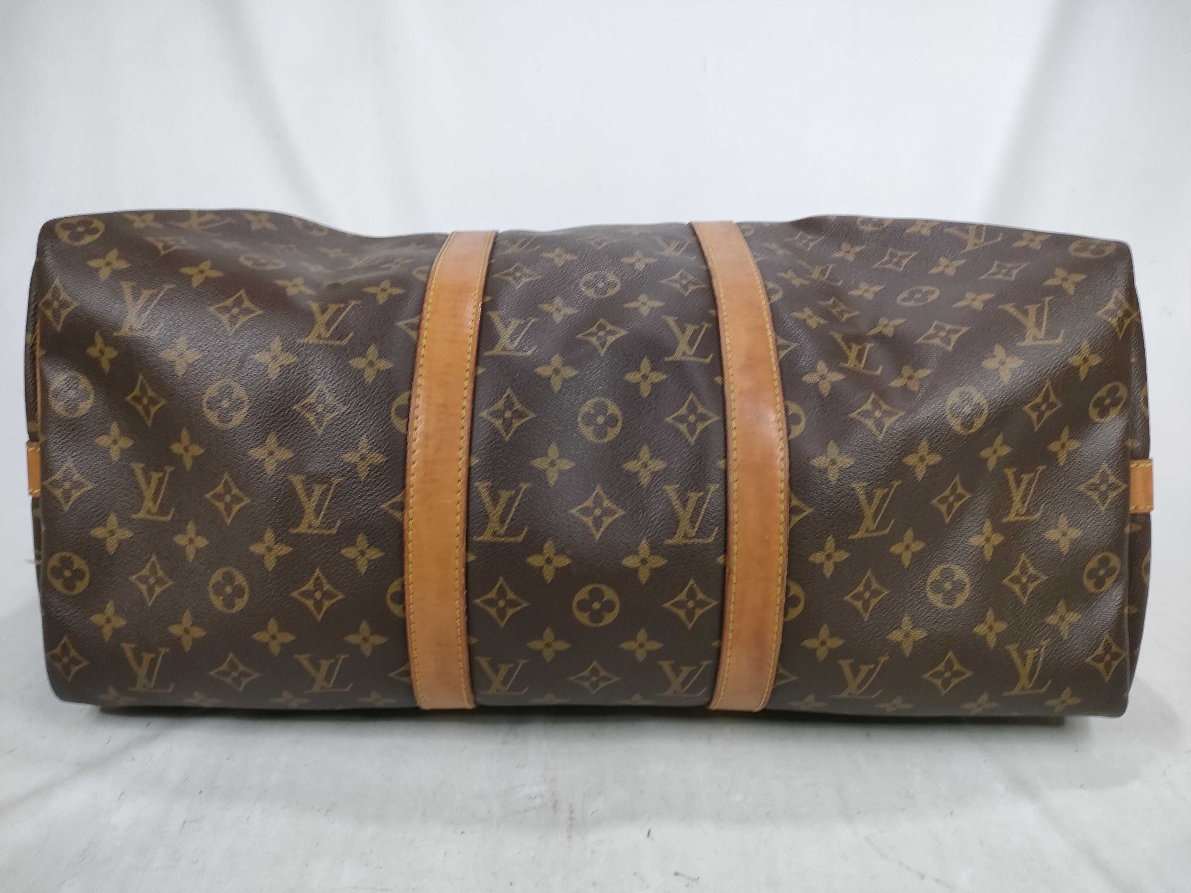 Monogram Keepall Bandoulière 50 Vintage Boston Bag — view 9