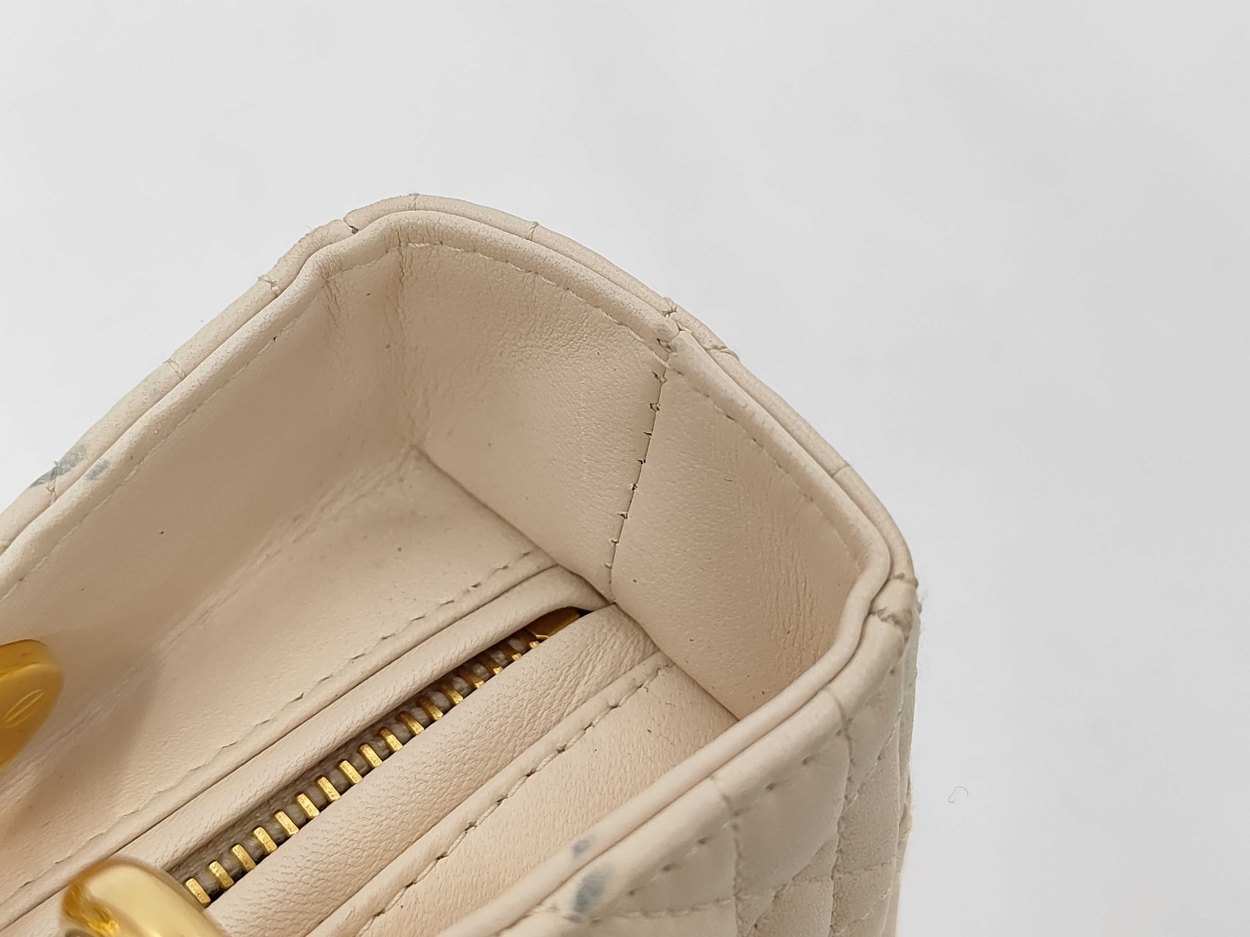 Lady Dior 2-Way Handbag with Gold Hardware — view 8