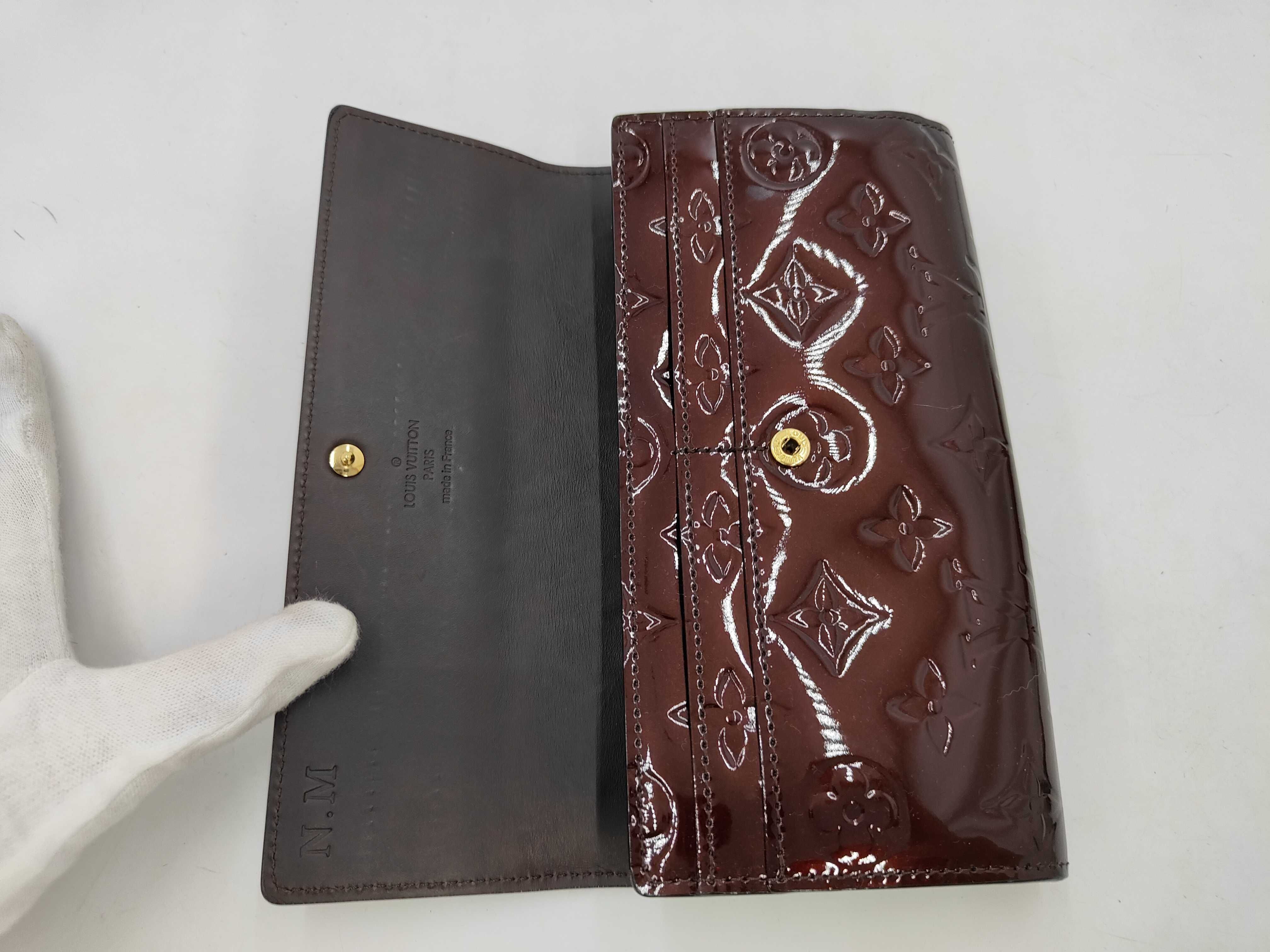 Vernis / Vernis / Portefeuille Sarah / M93524 / Long Wallet / Enamel Wallet — view 5