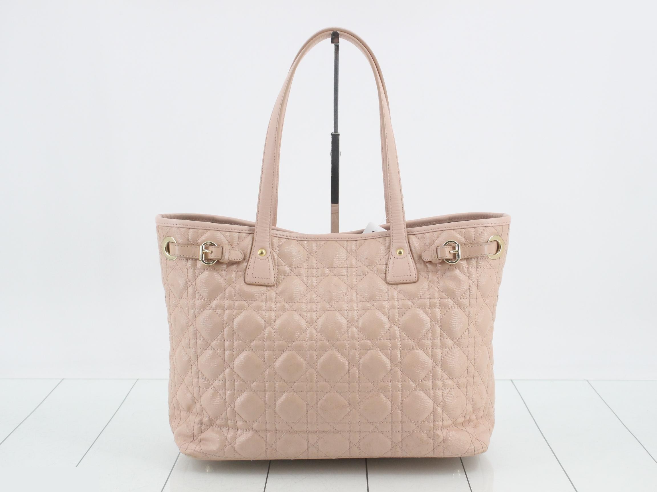 Panarea Cannage Pink Tote Bag — view 2