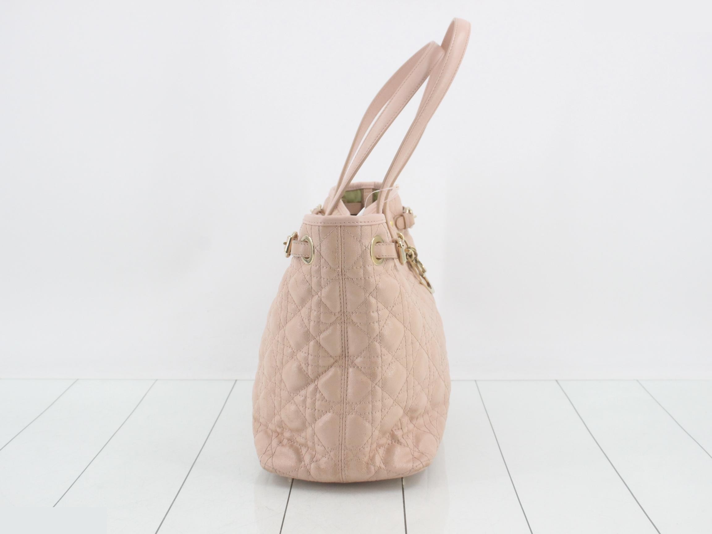 Panarea Cannage Pink Tote Bag — view 4