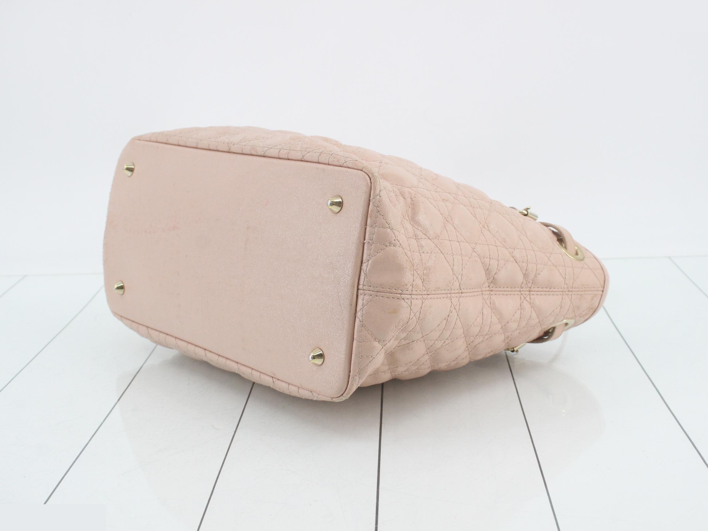 Panarea Cannage Pink Tote Bag — view 6