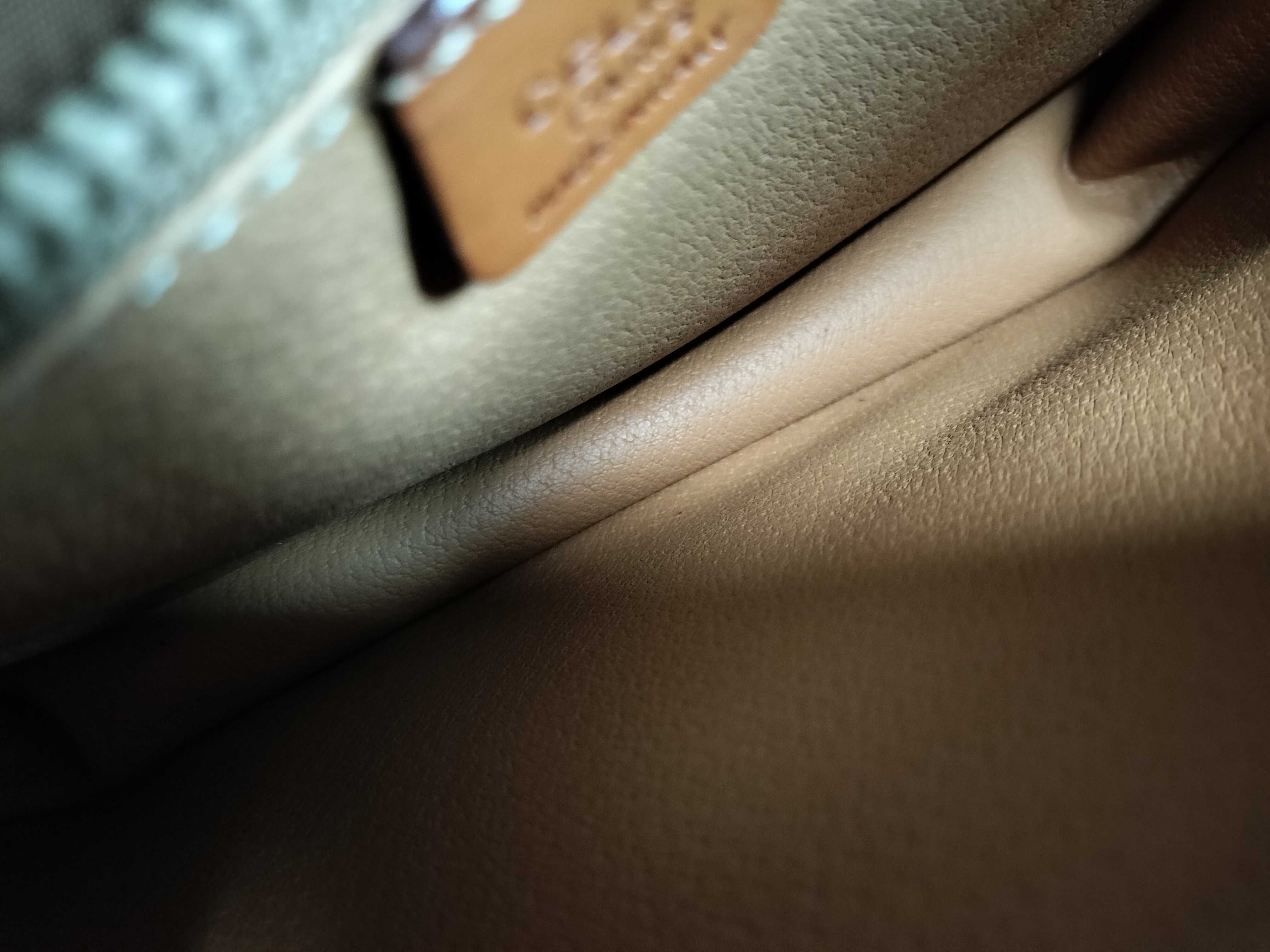 shoulder bag, Macadam pattern, brown shoulder bag — view 10