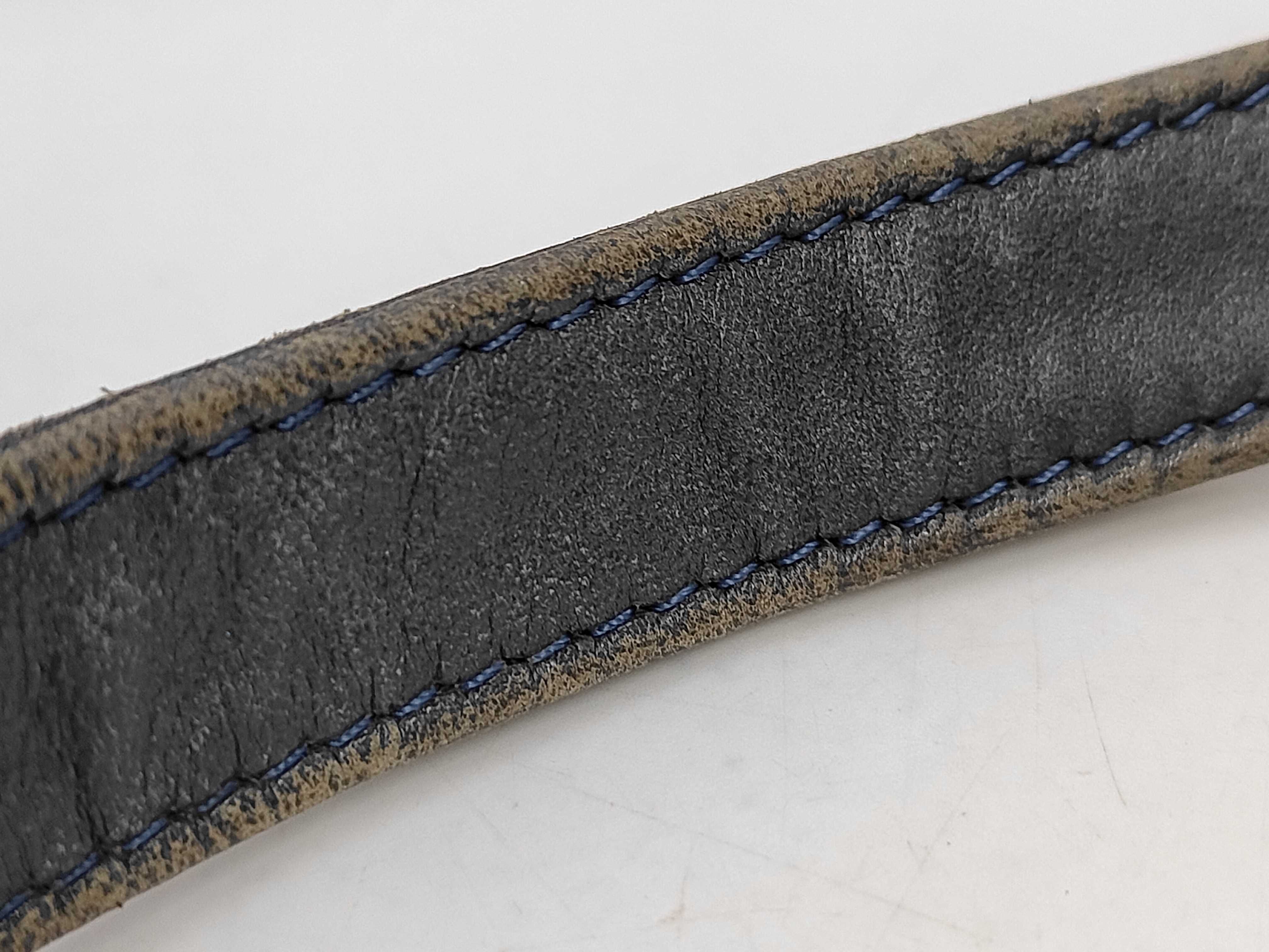 Boy Chanel Denim Blue Gold Shoulder Bag — view 8