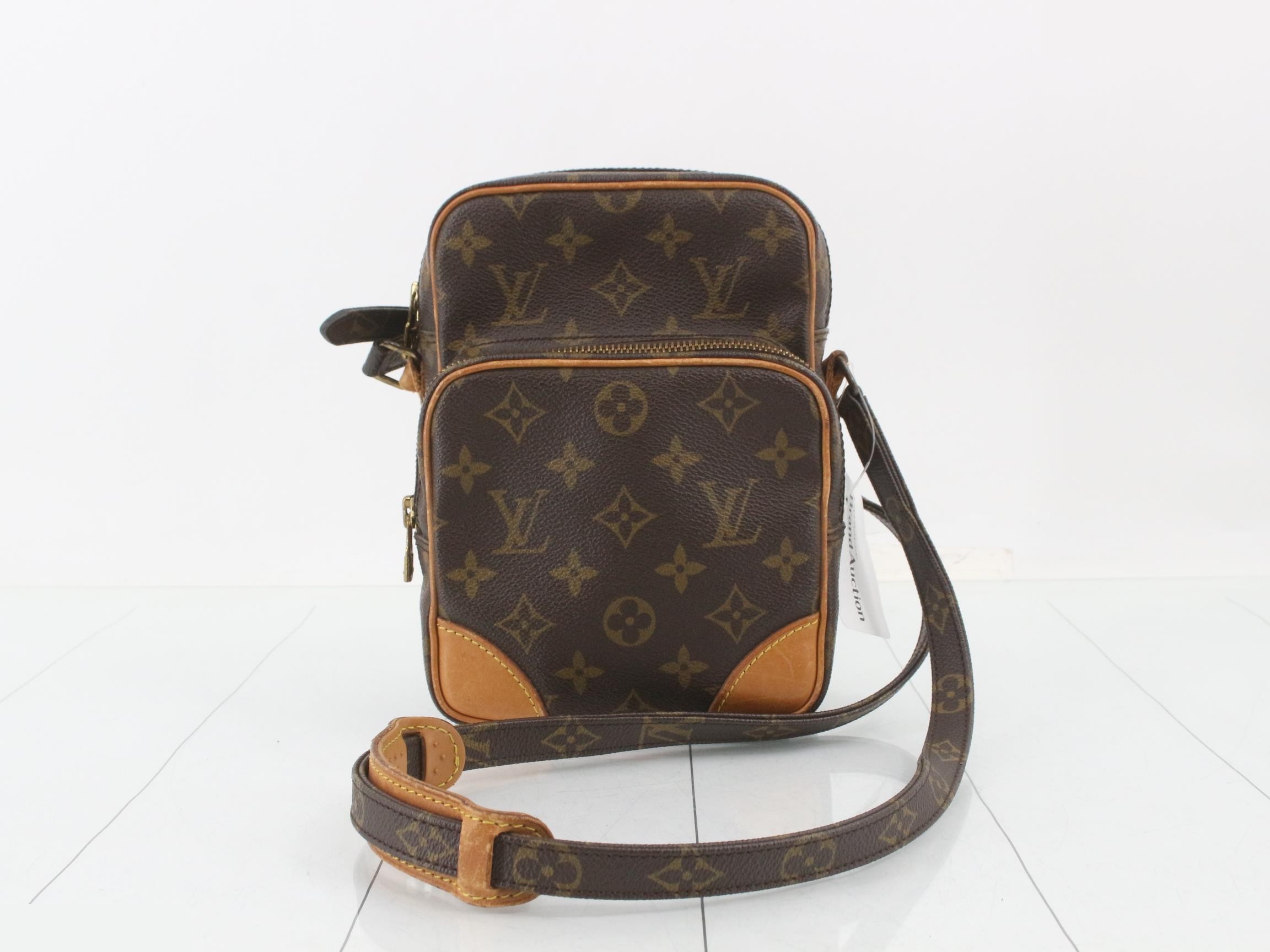 Amazon shoulder bag, model number M45236, serial number could not be confirmed.