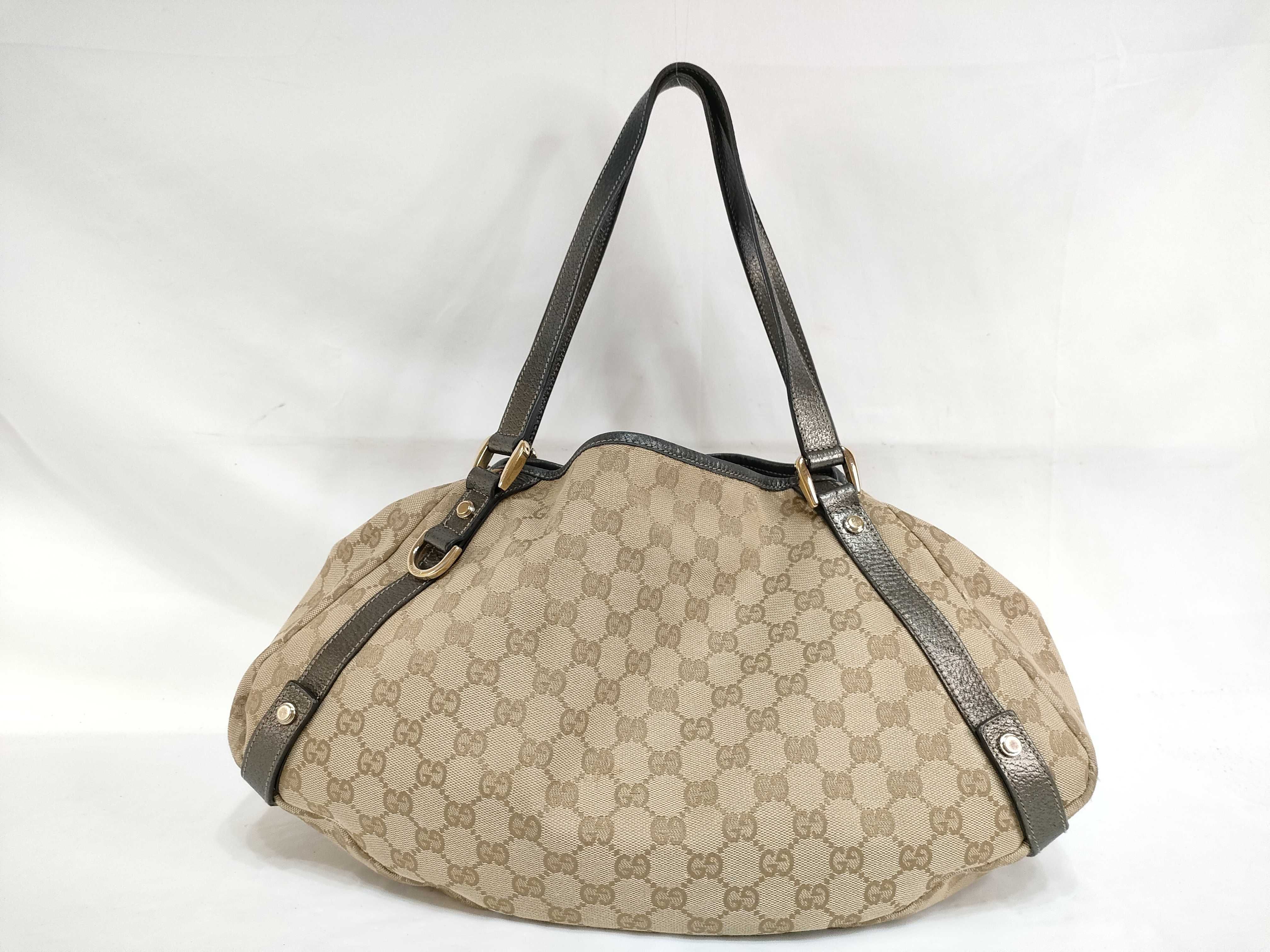 GG Canvas Tote Bag Handbag 130736
