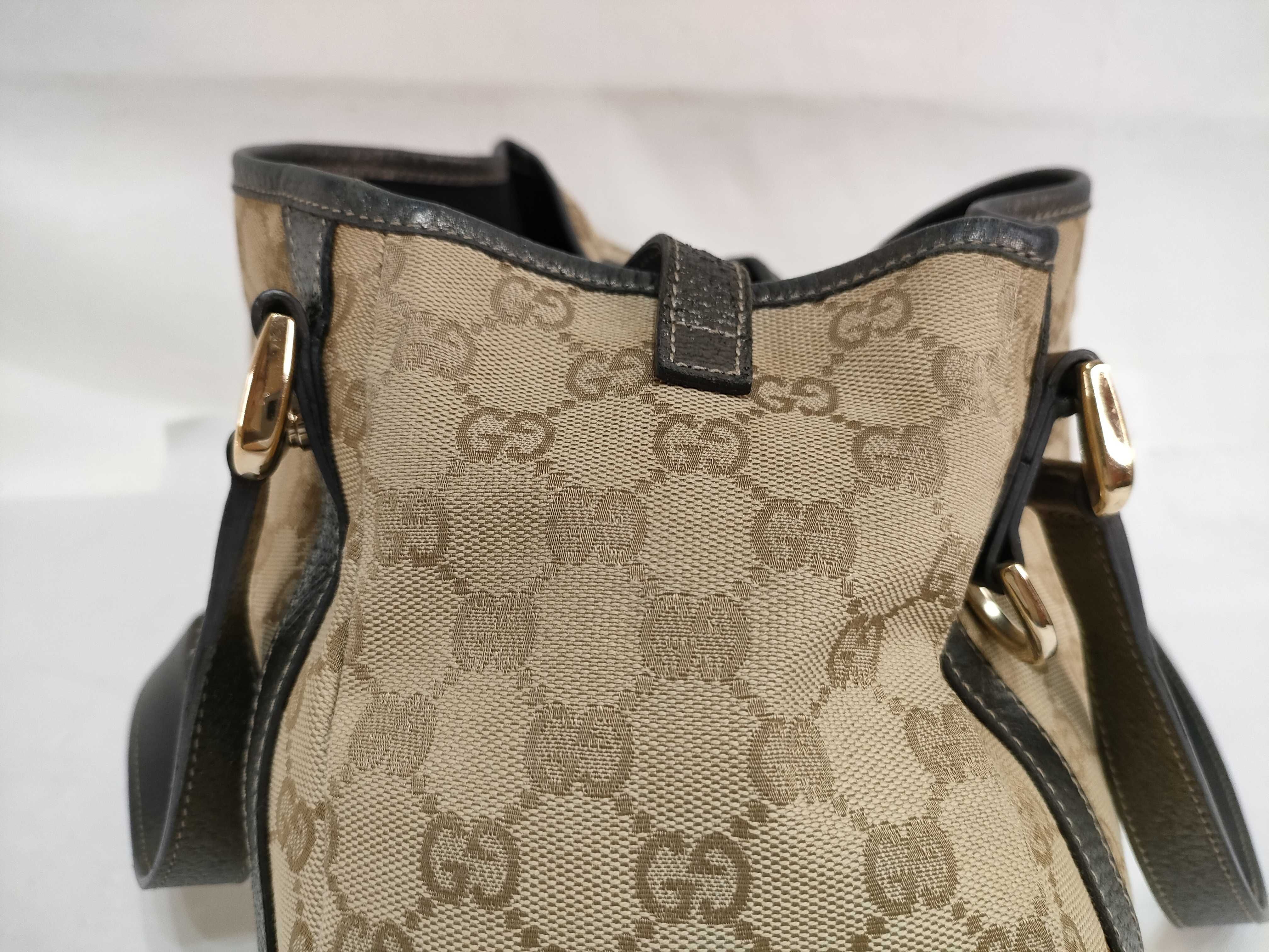 GG Canvas Tote Bag Handbag 130736 — view 10