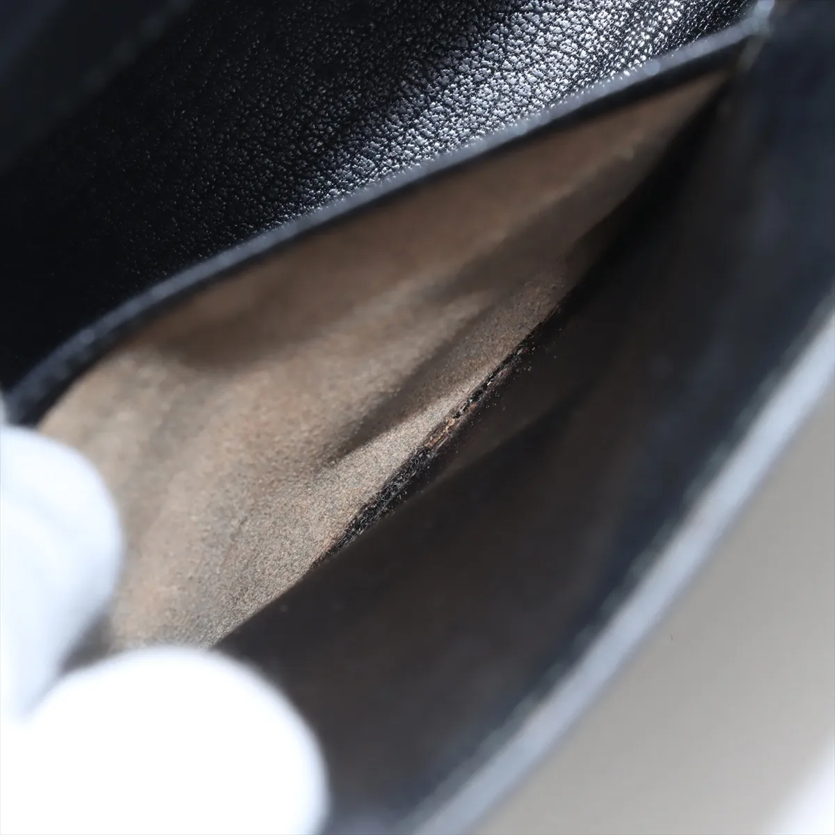[Individually wrapped] Hermes Kelly 28 Serie Box Calf Black Gold Hardware Q:1987 — view 10