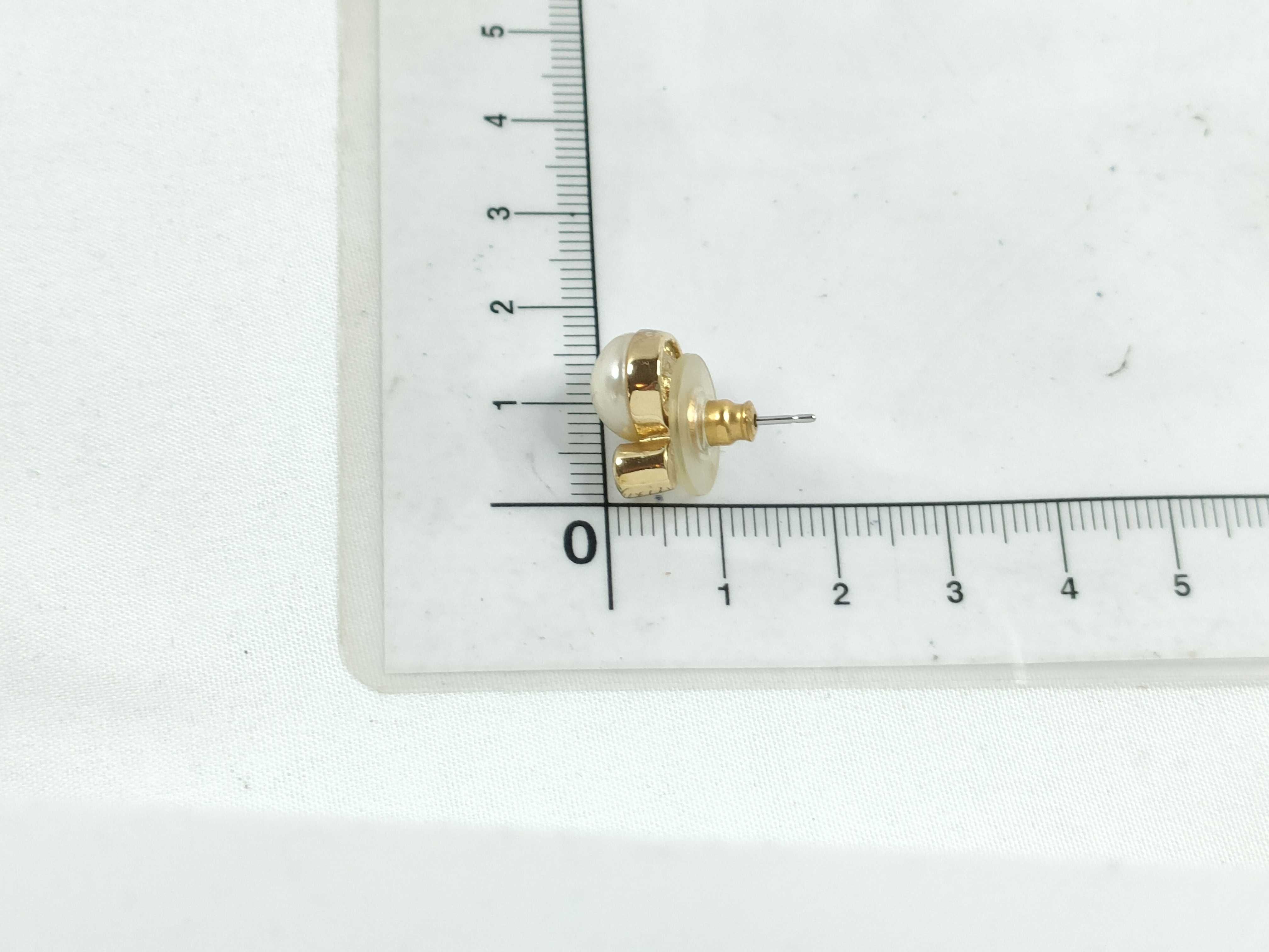 Christian Pearl Gold Earrings — view 9