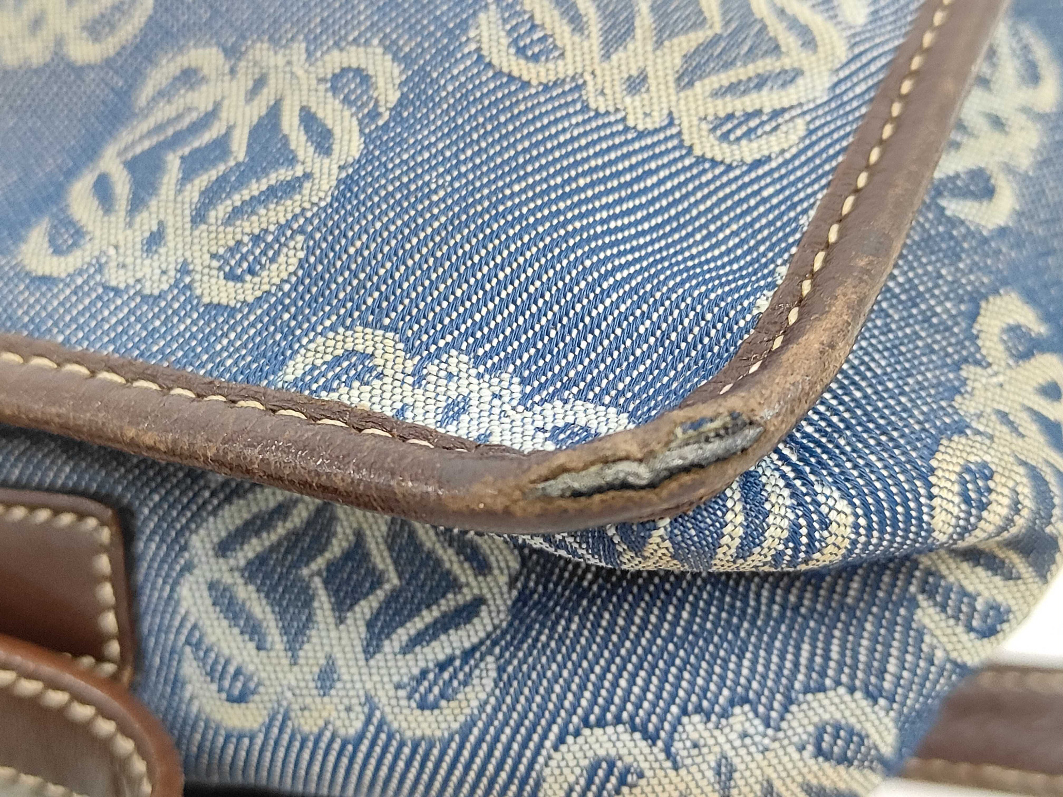 denim shoulder bag — view 3