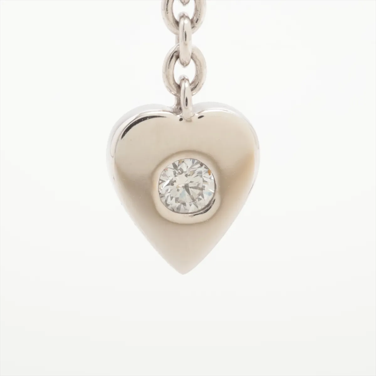 Mon Amour Heart Diamond Necklace 750 (WG) 9.5g NM1790 — view 2