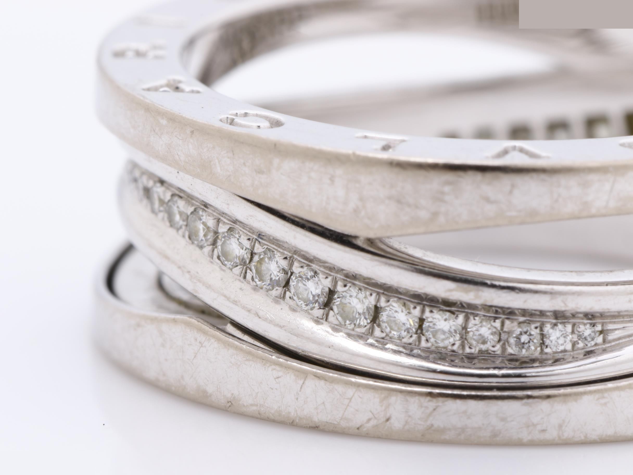 B.zero1 Legend Ring, K18WG, Diamond, 14.1g — view 3