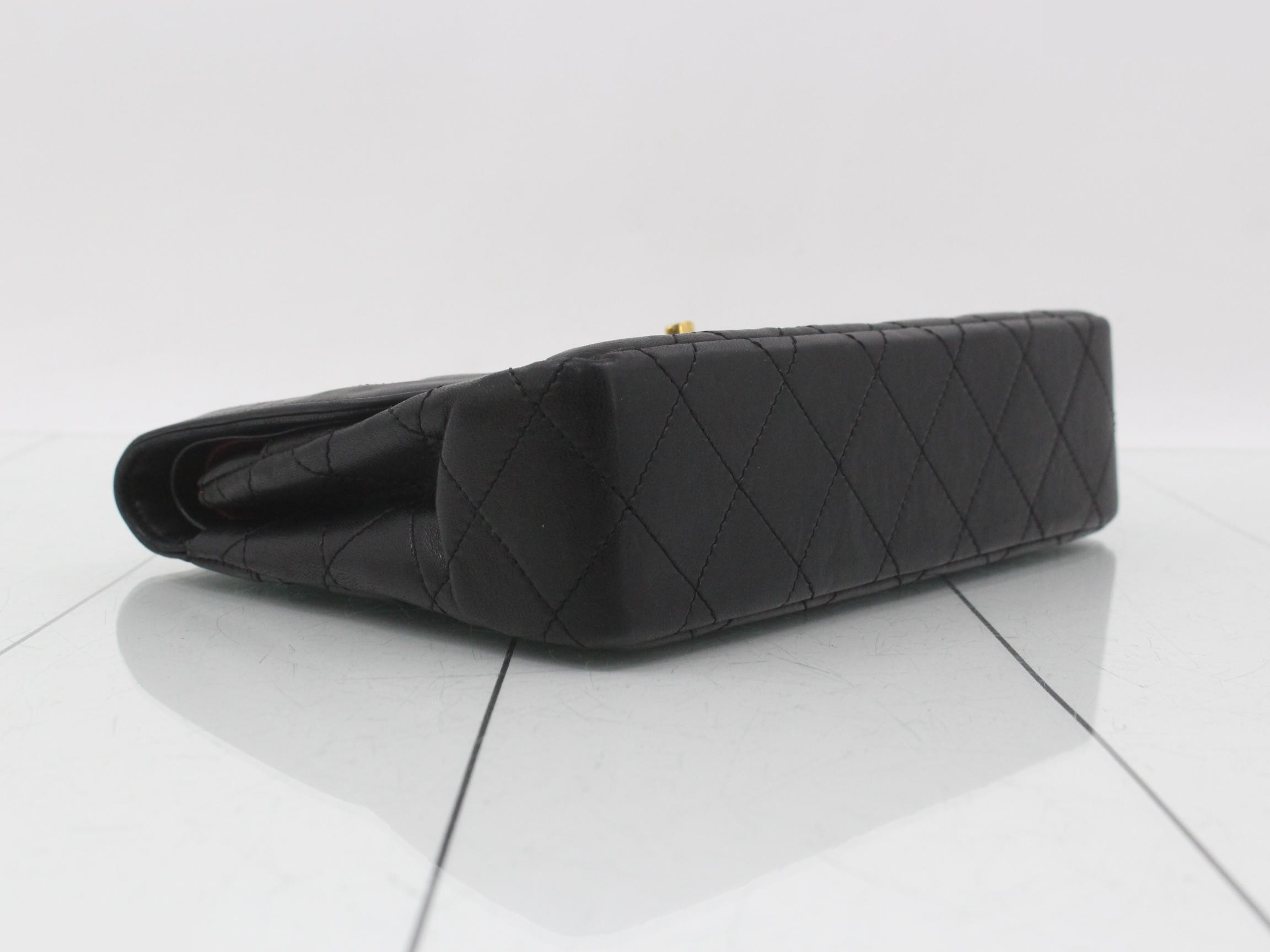 Paris Limited Edition Double Flap Matelassé Shoulder Bag - Black — view 5
