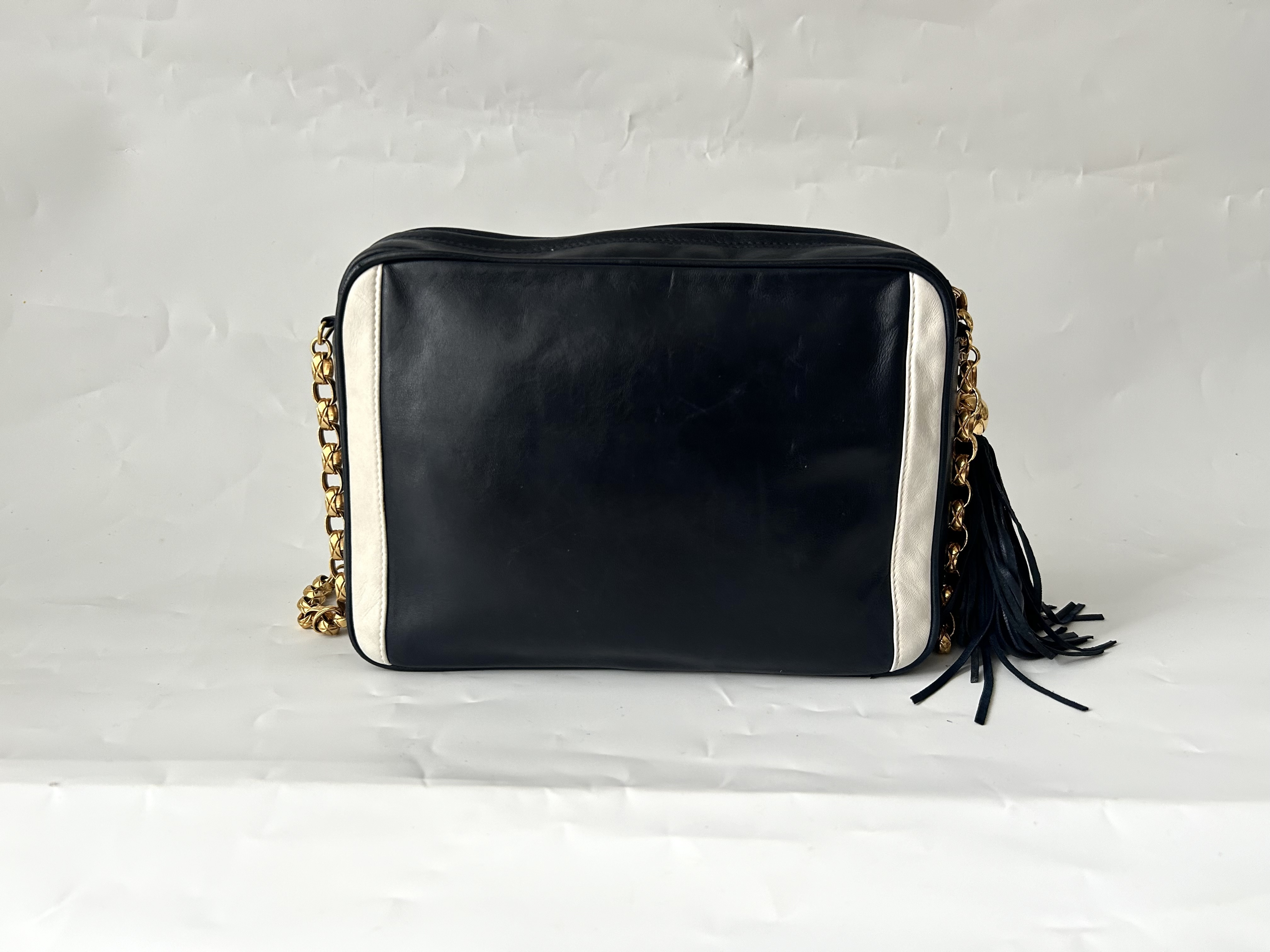 Bicolor Fringe Jewel Bag — view 2