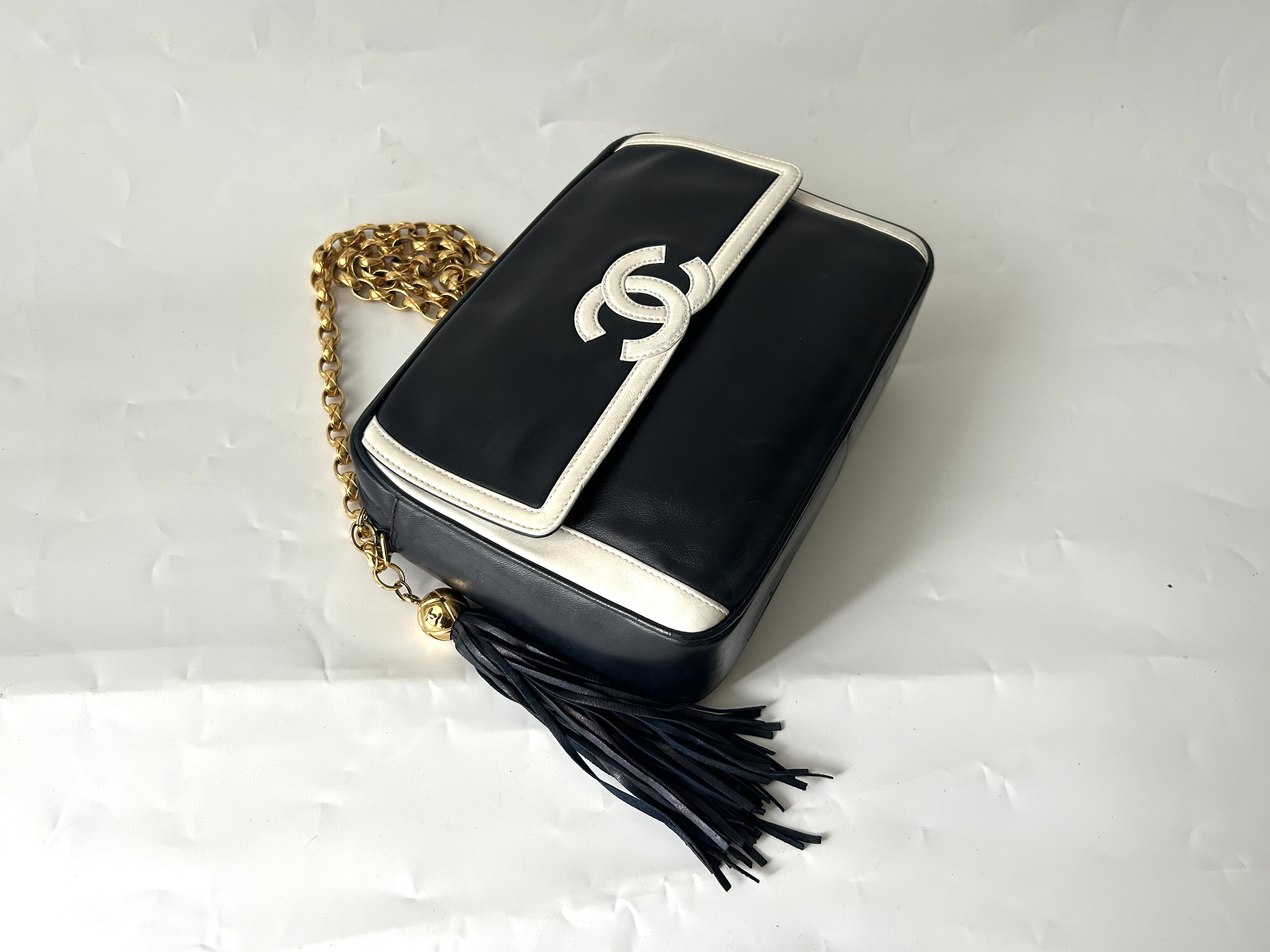 Bicolor Fringe Jewel Bag — view 4