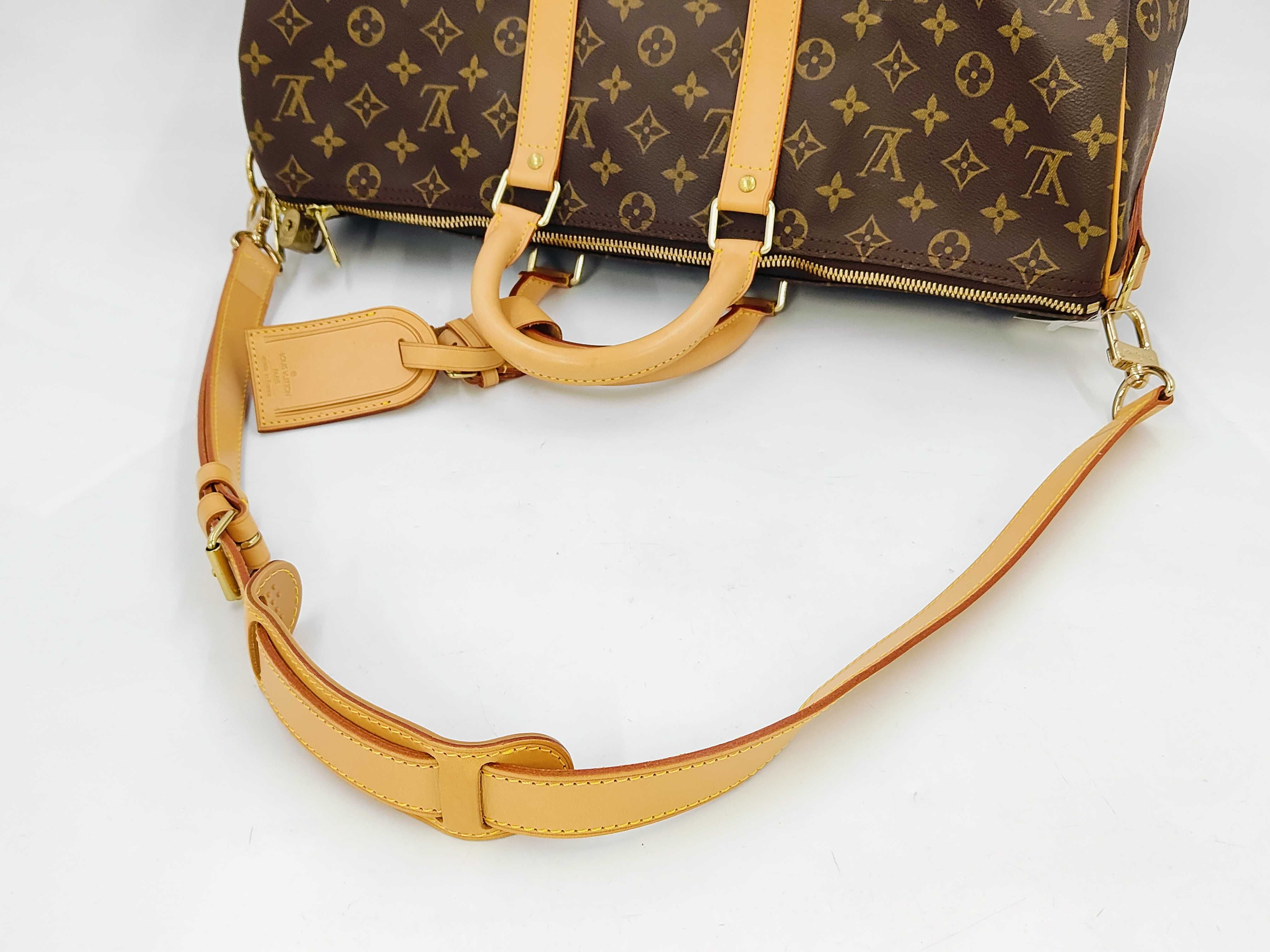 Monogram M41428 Keepall Bandoulière 45 Boston Bag — view 3
