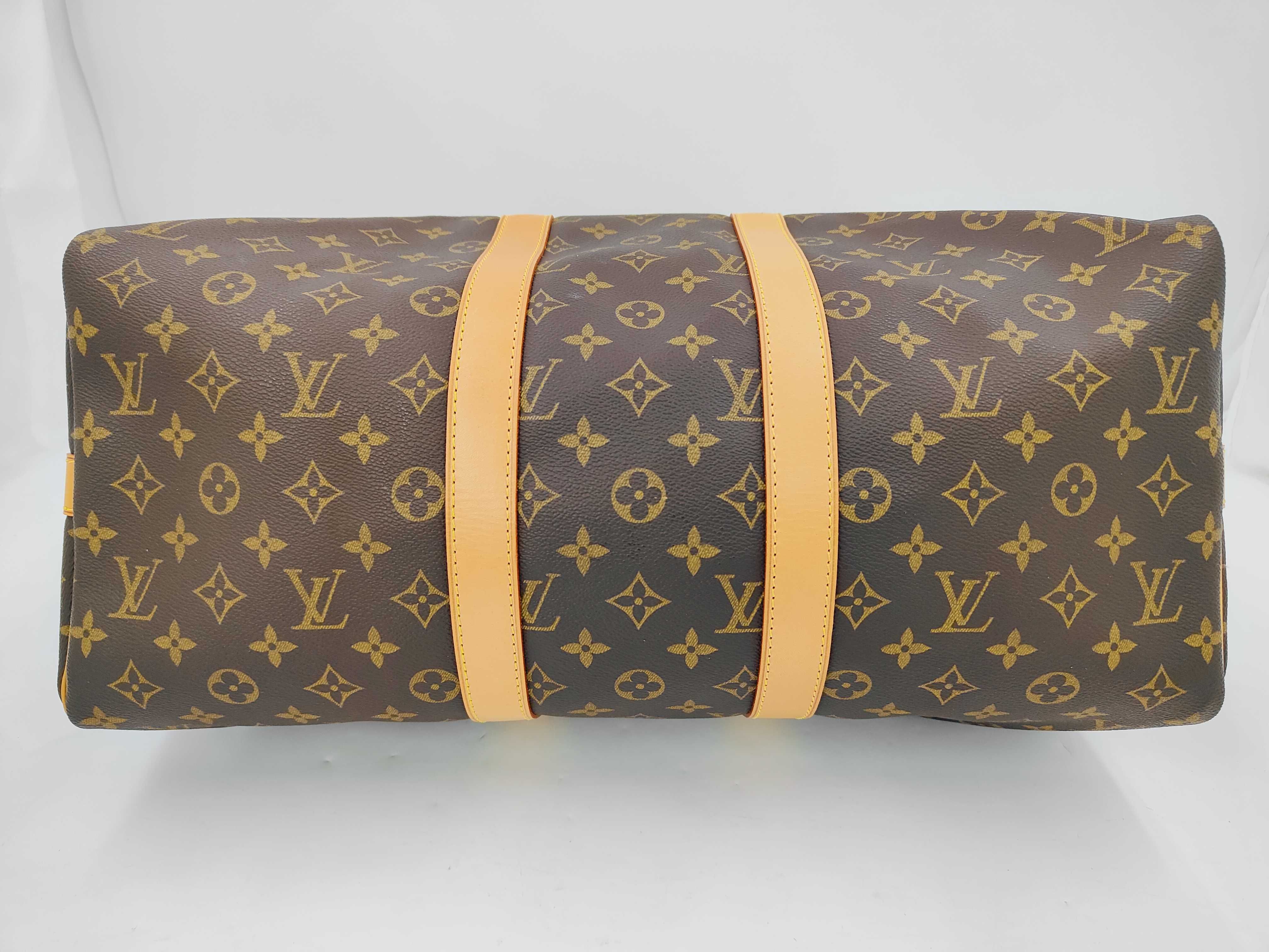 Monogram M41428 Keepall Bandoulière 45 Boston Bag — view 8