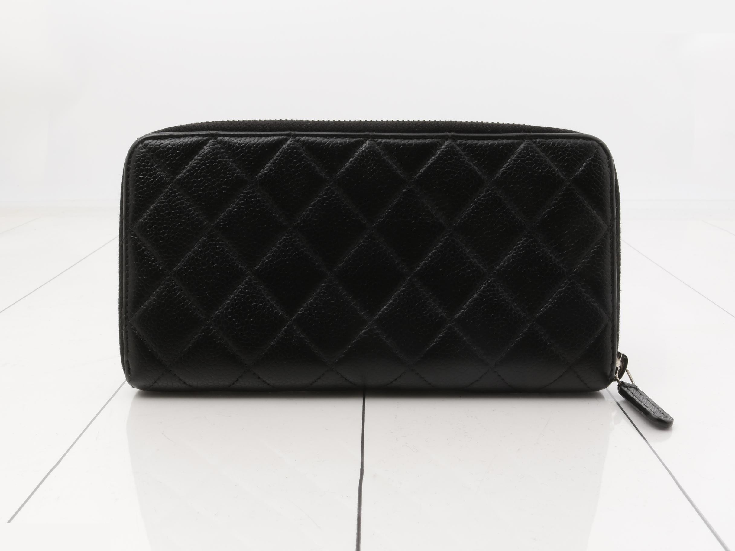 Caviar Skin Long Zip Wallet — view 2