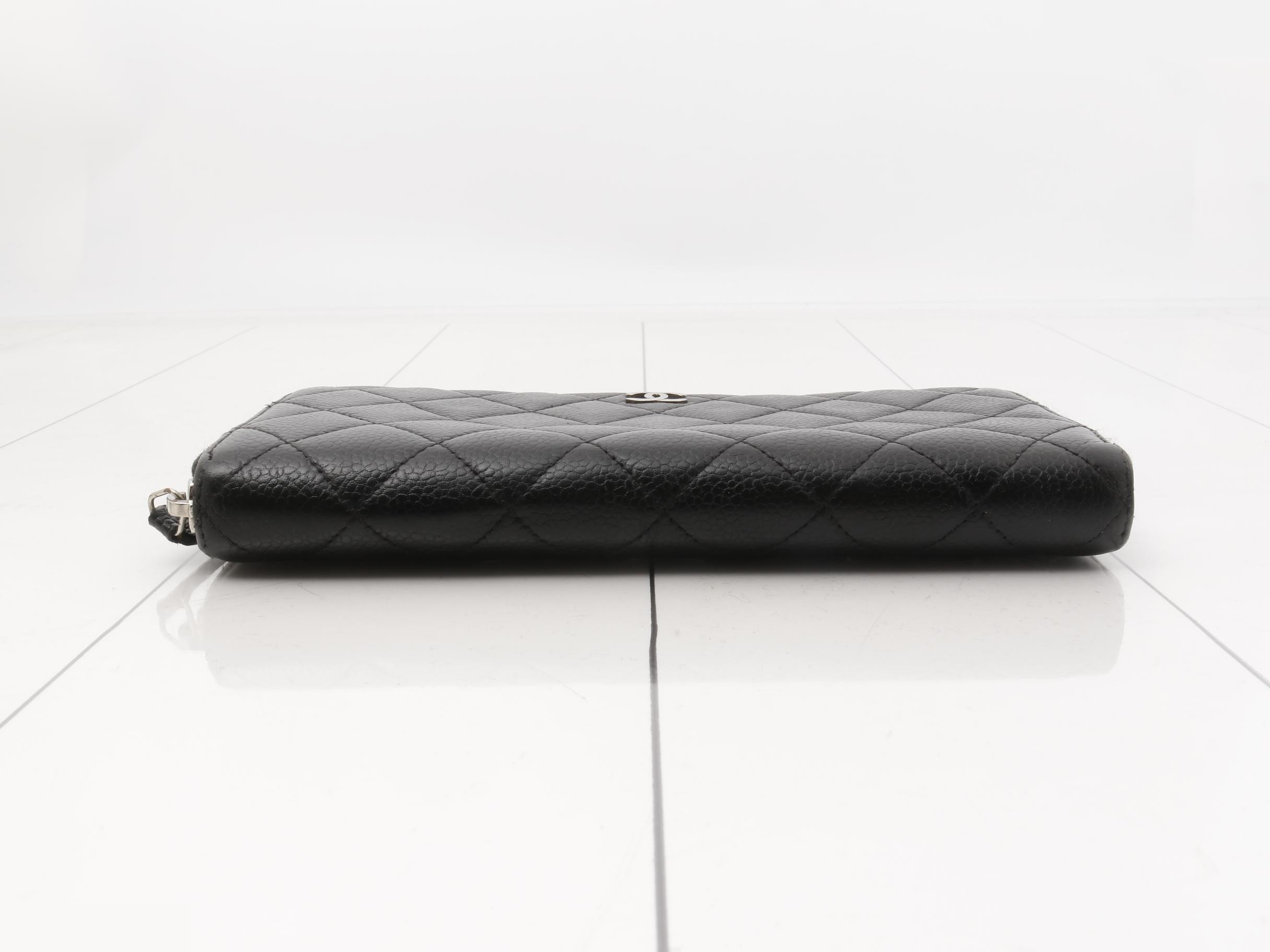 Caviar Skin Long Zip Wallet — view 3