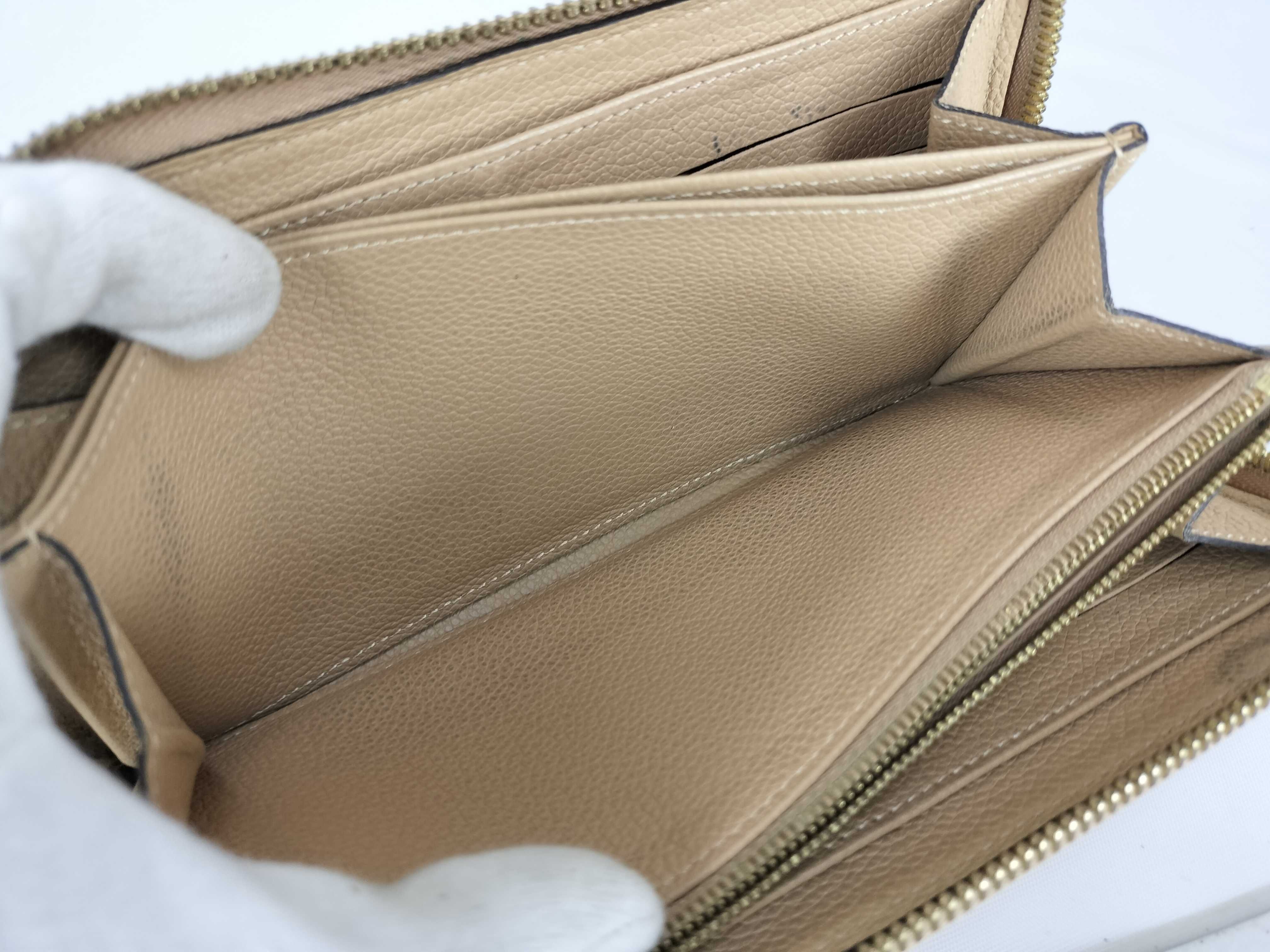 Monogram Empreinte Zippy Wallet Beige — view 12