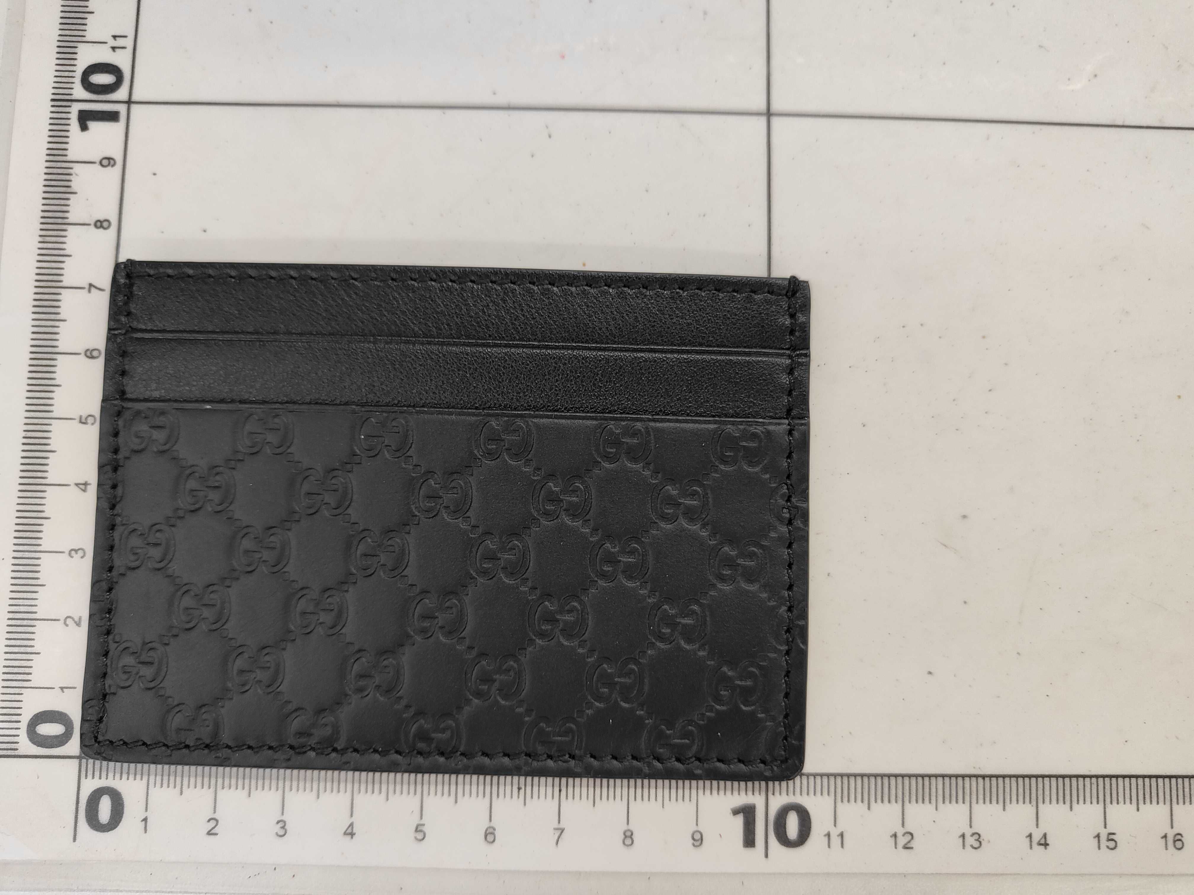 Guccissima Card Case Leather Black 262887 Card Case — view 2