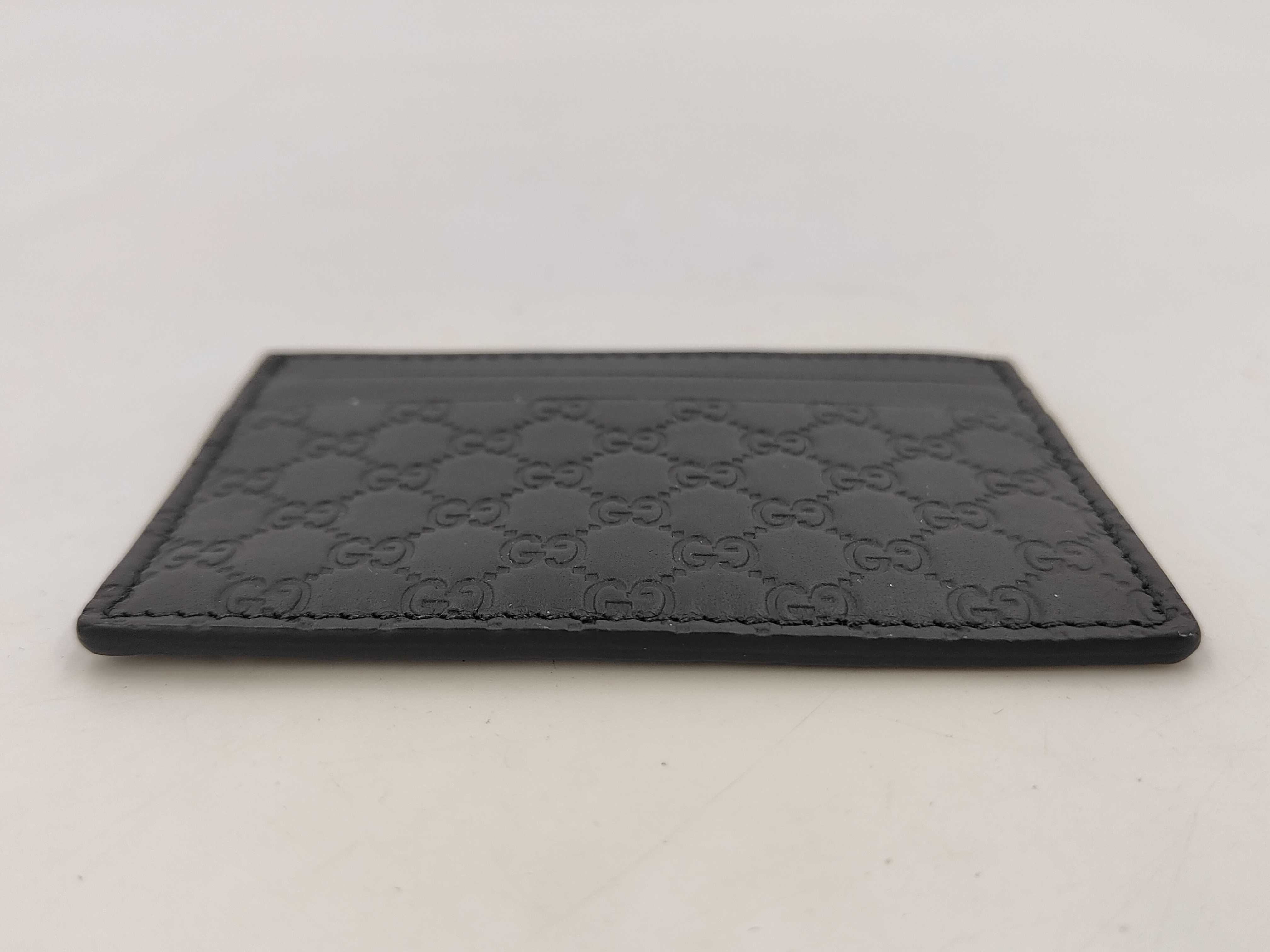 Guccissima Card Case Leather Black 262887 Card Case — view 3