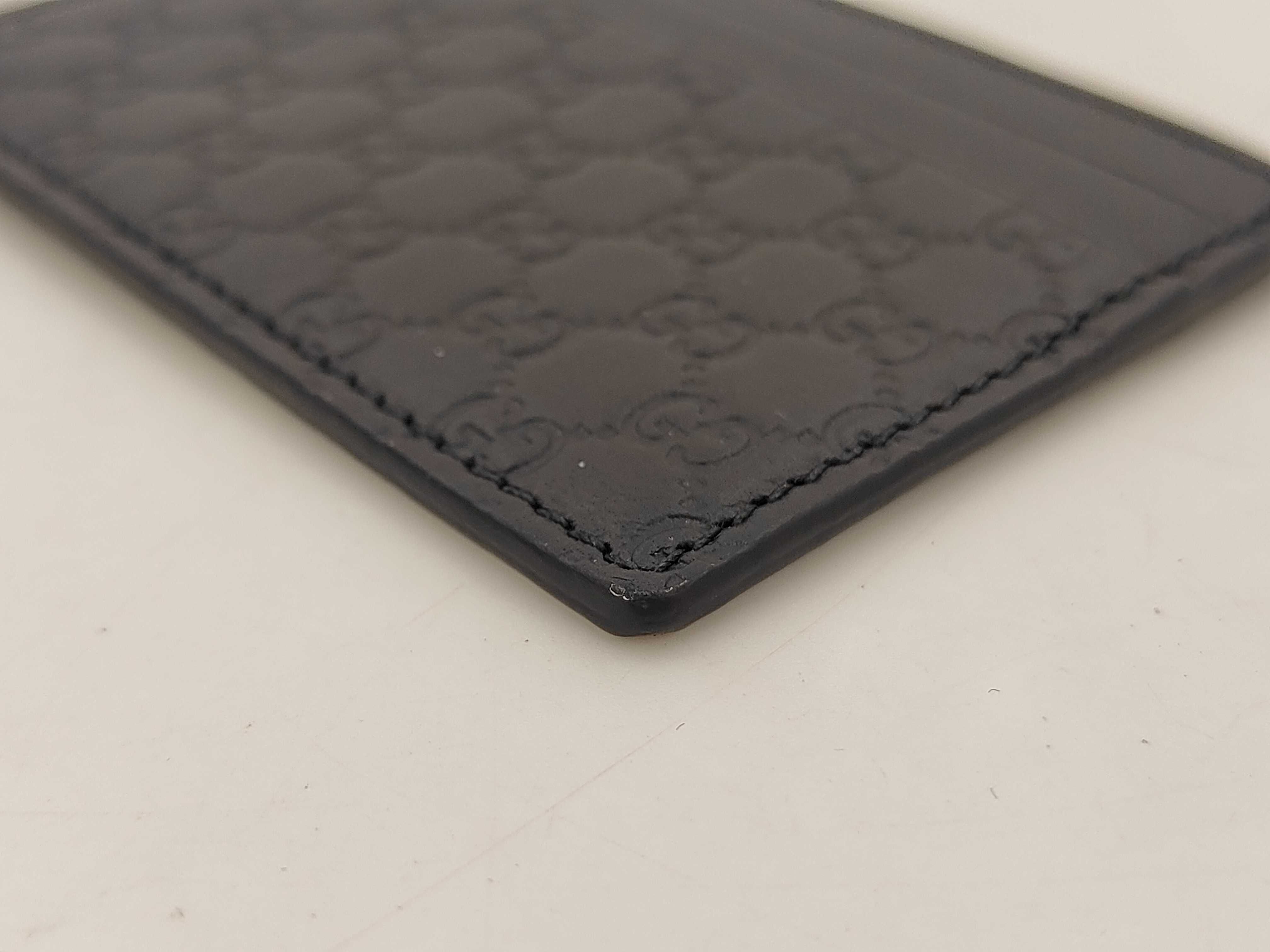 Guccissima Card Case Leather Black 262887 Card Case — view 4