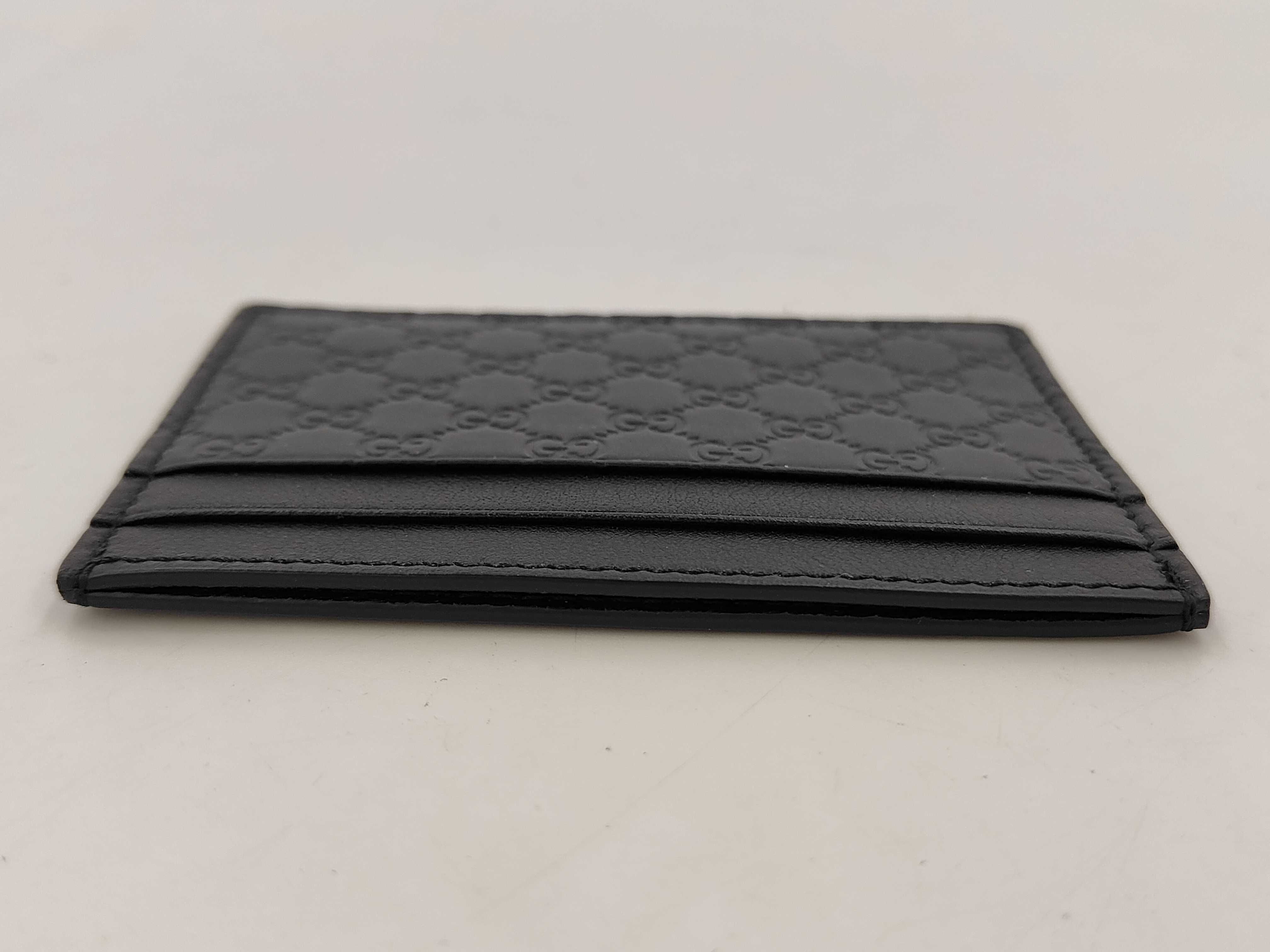 Guccissima Card Case Leather Black 262887 Card Case — view 5