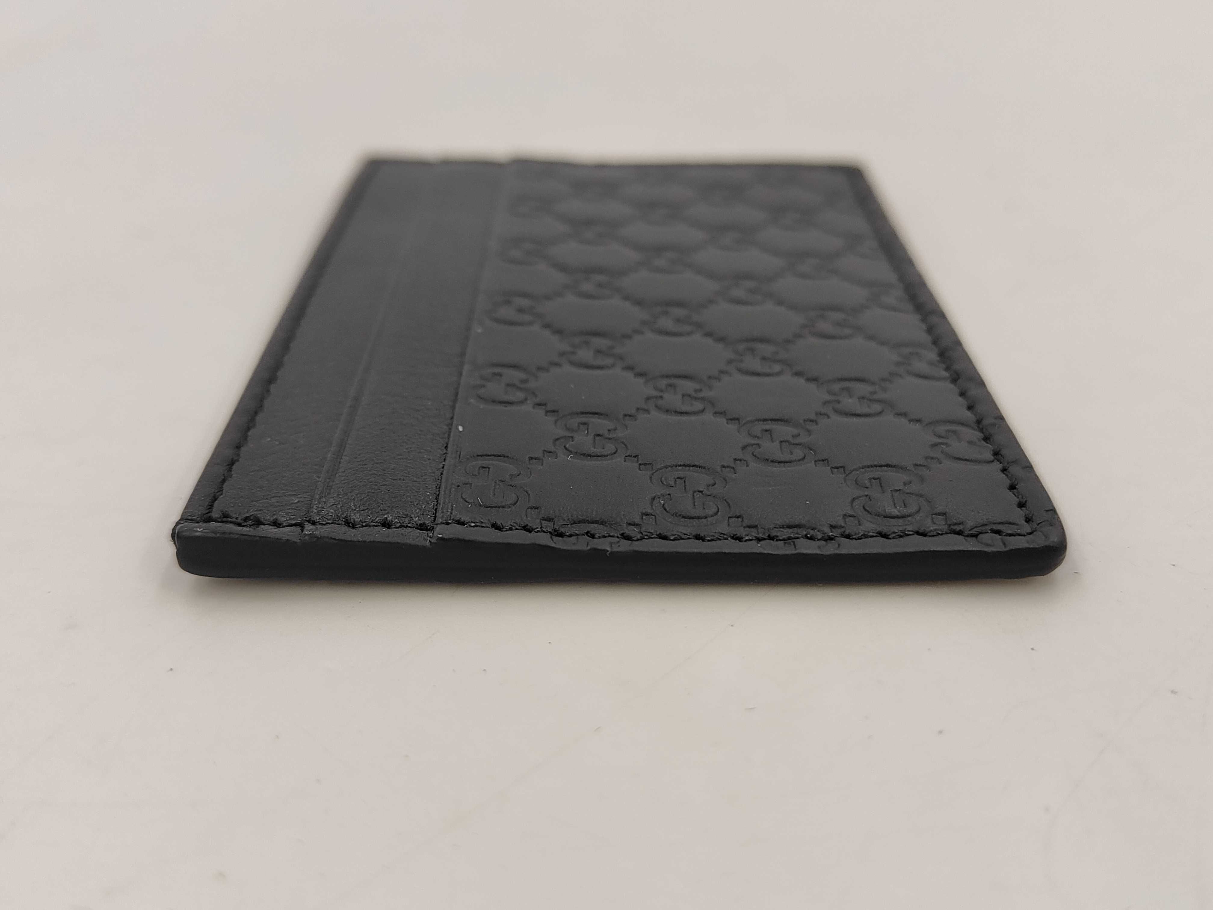 Guccissima Card Case Leather Black 262887 Card Case — view 6