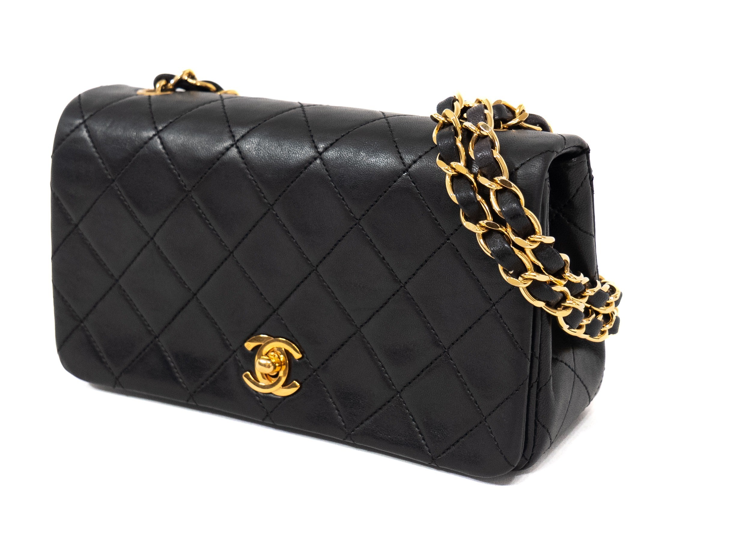 Mini Matelassé Seal Lambskin Black — view 2